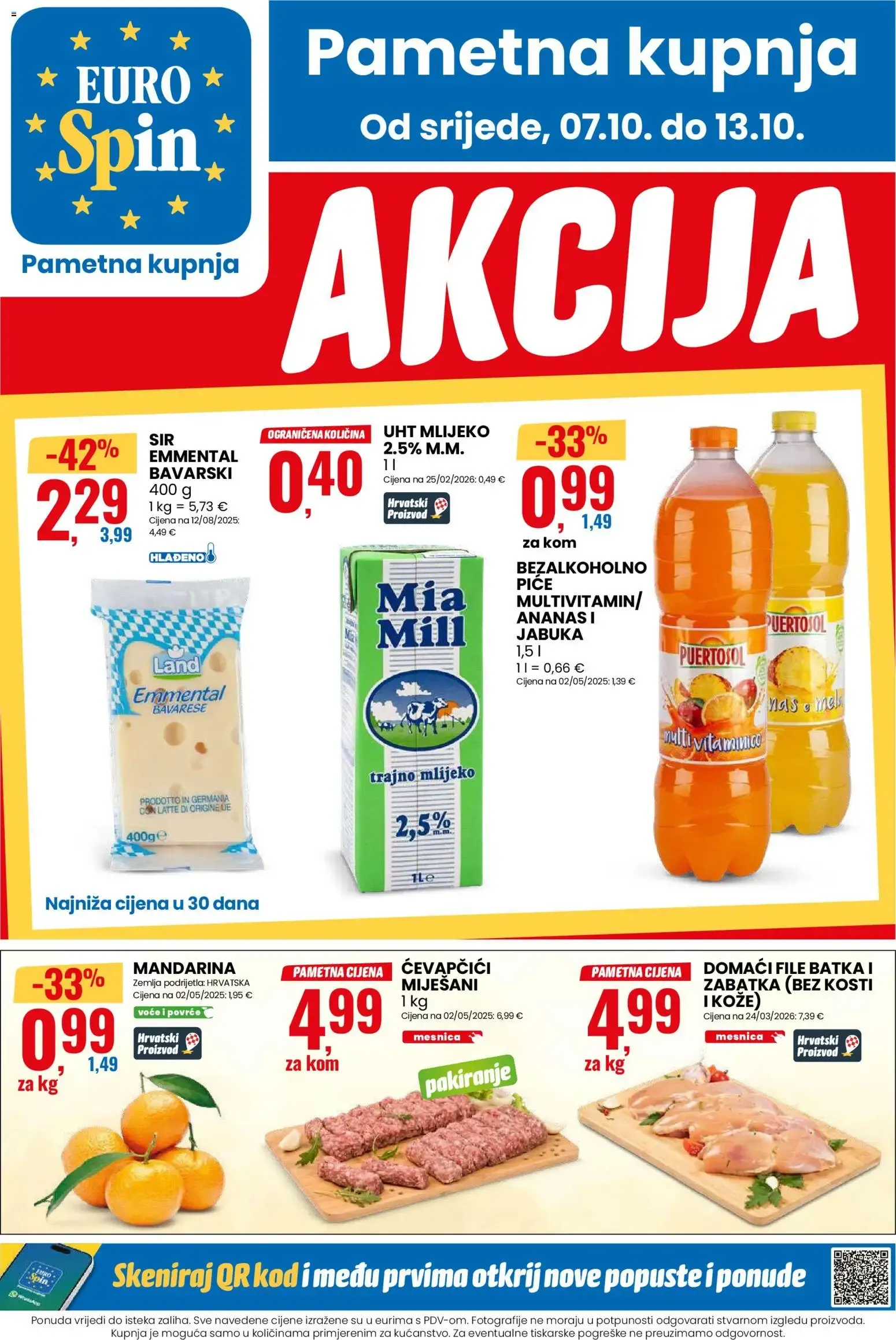 Katalog Eurospin Katalog novi od 07.10.2026 na listanje > letak digitalni od 7. listopada do 13. listopada 2026. - Pregled Stranica 1