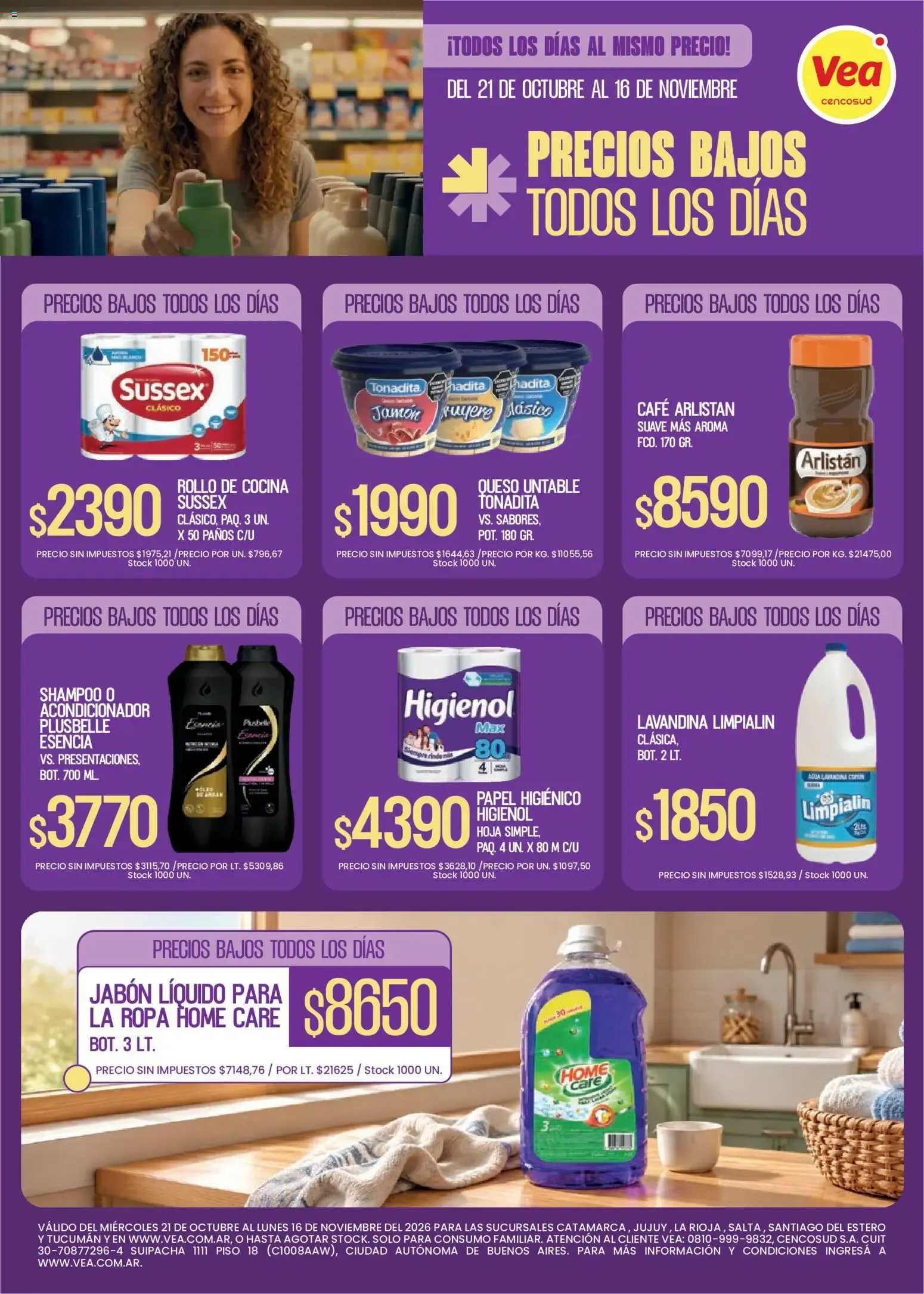 Ofertas de Vea - Folleto Precios Bajos NOA del 21/10/2026 - 16/11/2026 21 de octubre al 16 de noviembre 2026 - Página 2 del catálogo