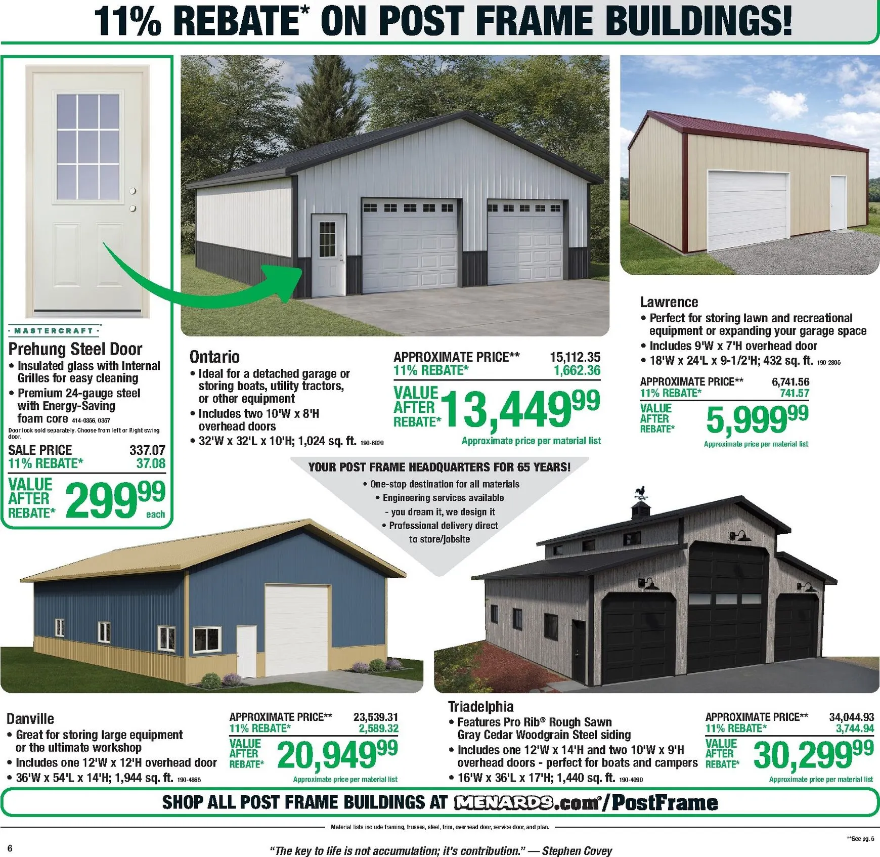 Weekly ad Menards: 11% Rebate On Everything! from July 13 to July 19 2026 - Page 8