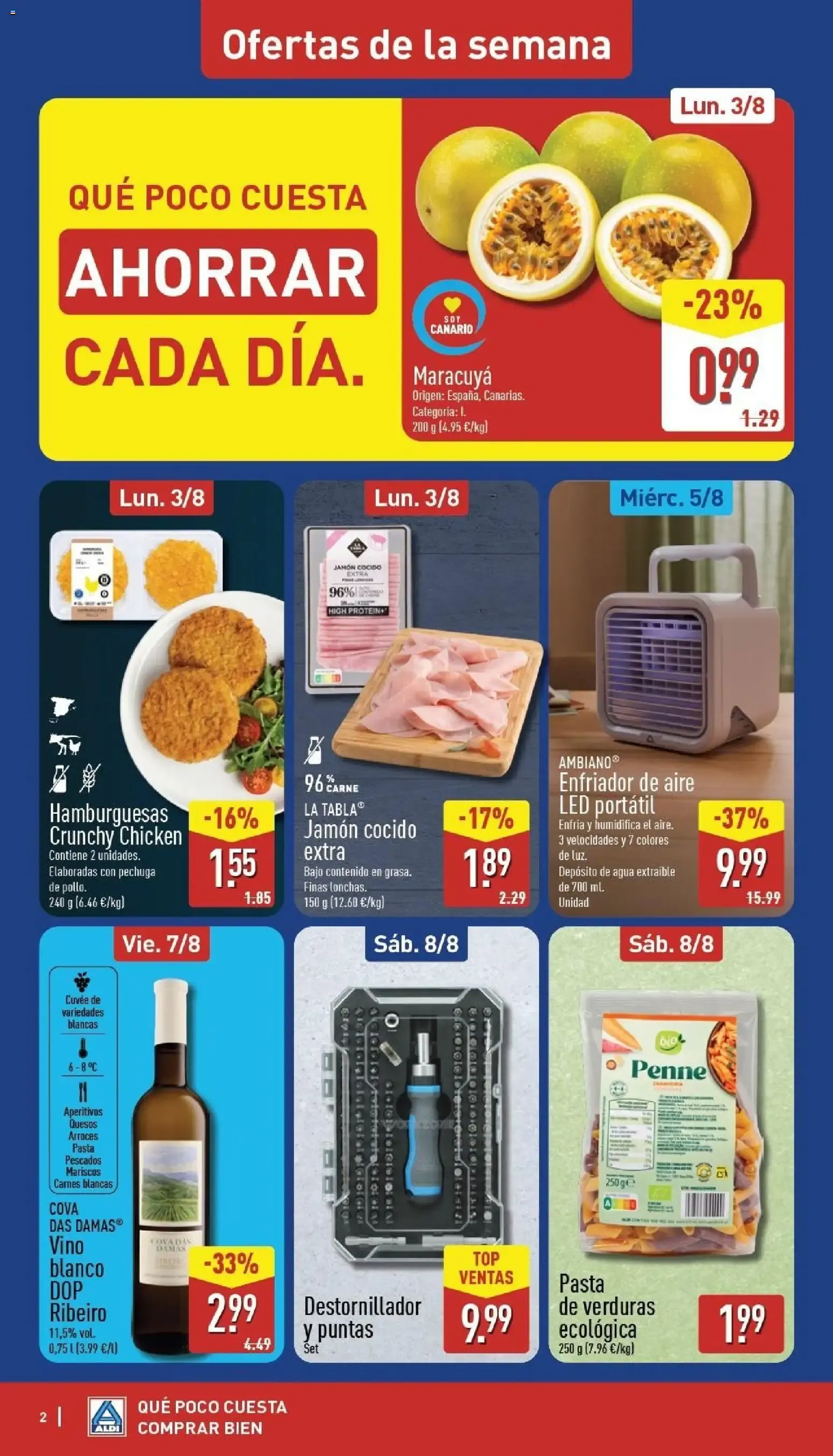 Catálogo de Aldi: Frescura a precios para tirarse a la piscina 3 de agosto al 9 de agosto 2026 - Página 2