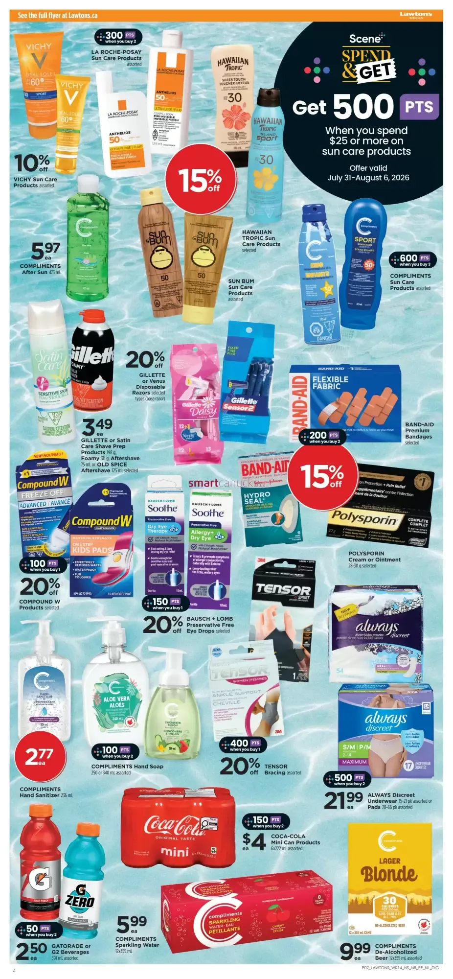 Lawtons Drugs flyer week 31 from July 31 to August 6 2026 - flyer page 3