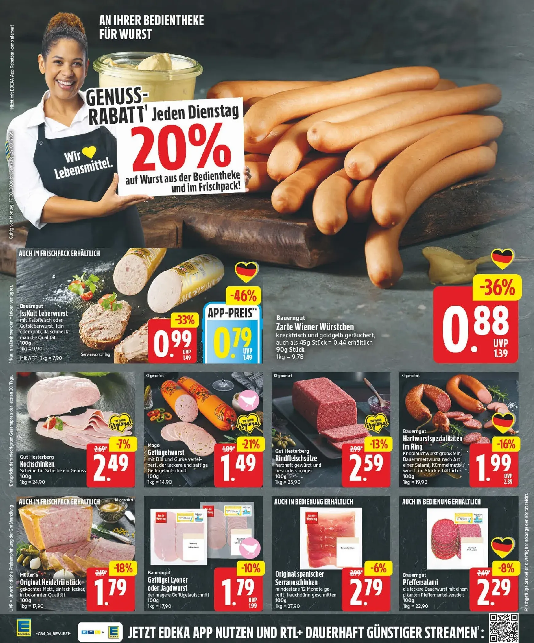 Edeka Prospekt nächste Woche – von Montag 17.08.2026 bis Samstag 22.08.2026 von 17. August bis 22. August 2026 - Prospekt seite 6
