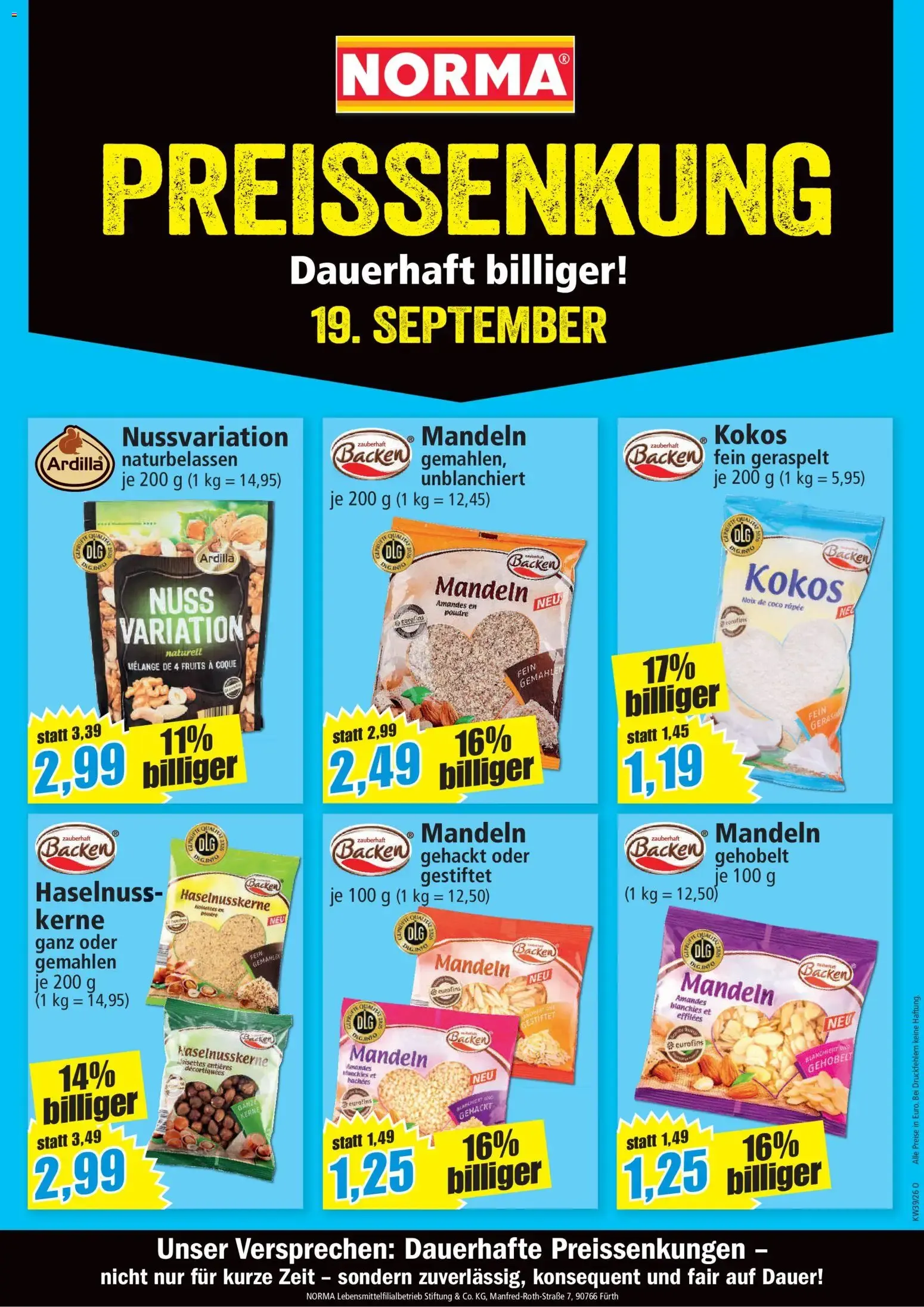 NORMA Mehr fürs Geld. von 19. Oktober bis 24. Oktober 2026 - Prospekt seite 22