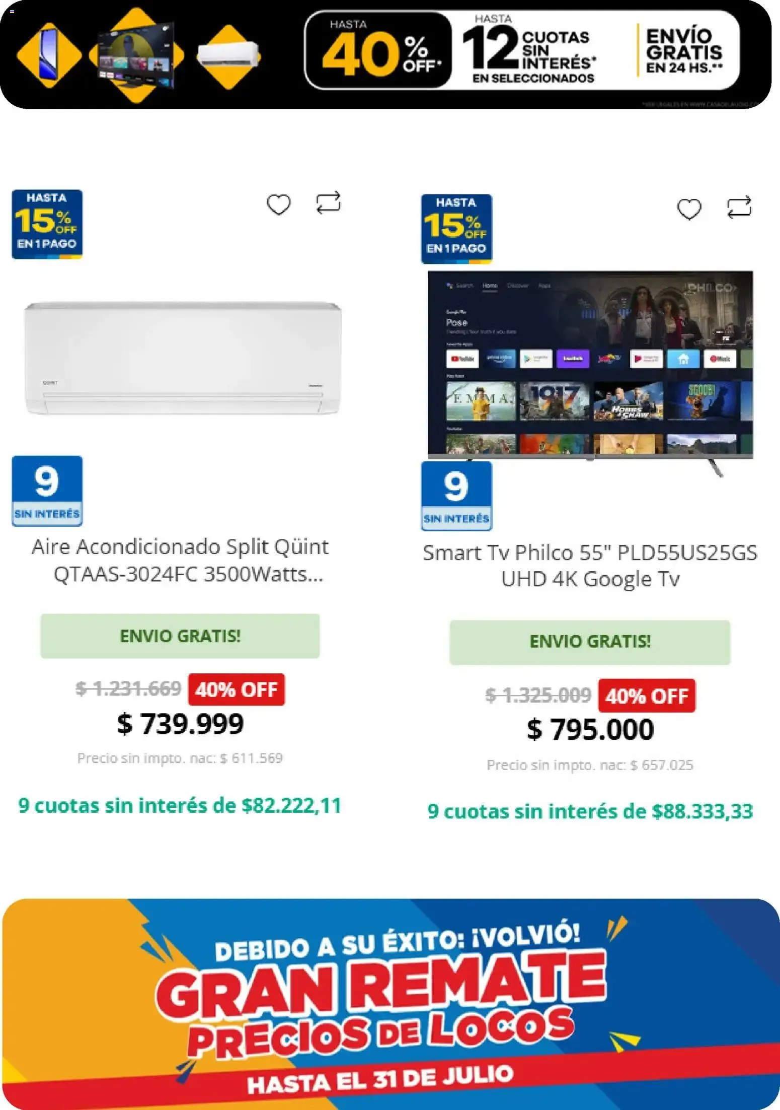 Ofertas de Casa del Audio - Electroweek del 21/07/2026 al 31/07/2026 21 de julio al 31 de julio 2026 - Página 4 del catálogo
