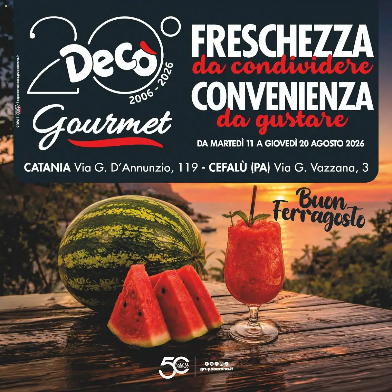 Nuovo Decò volantino Gourmet Sicilia dal 11/08/2026 > offerte anteprima 🛍️ da 11 agosto a 20 agosto di 2026 - Pagina del volantino 1
