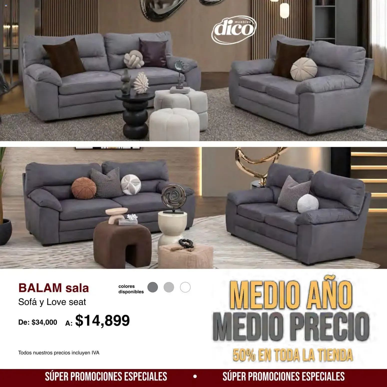 Catálogo de Muebles Dico catálogo Medio año, medio precio (01/08/2026 - 31/08/2026) - catálogo en línea 1 de agosto al 31 de agosto 2026 - Pagina 7