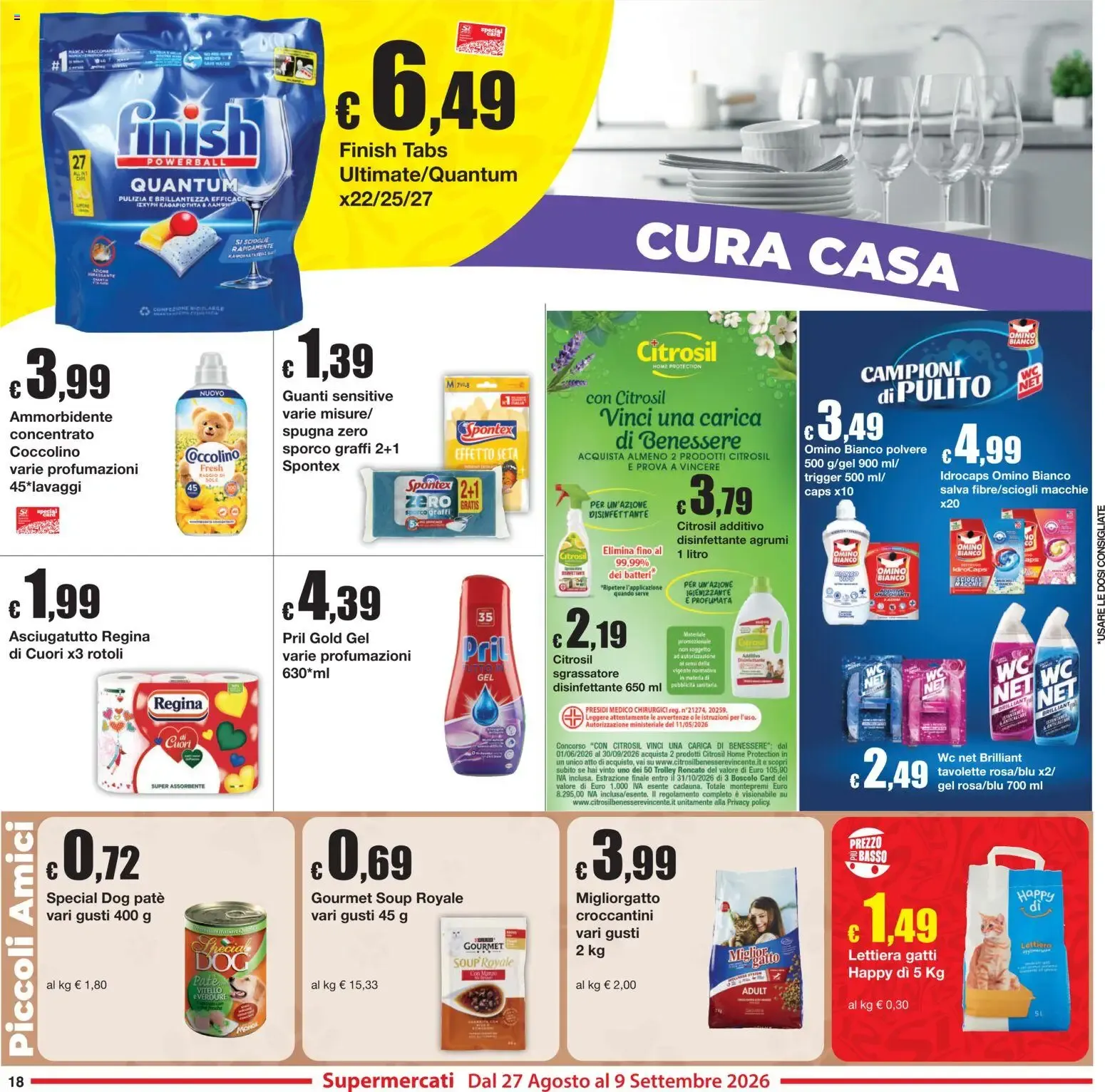 Sì con Te volantino dal 27/08/2026 - online Offerte da 27 agosto a 9 settembre di 2026 - Pagina del volantino 18
