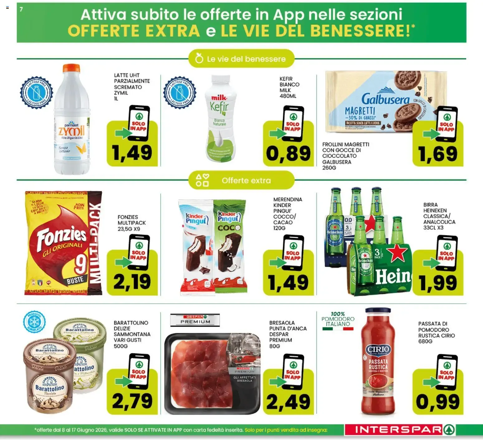 Interspar volantino dal 08/06/2026 - online Offerte da 8 giugno a 17 giugno di 2026 - Pagina del volantino 7