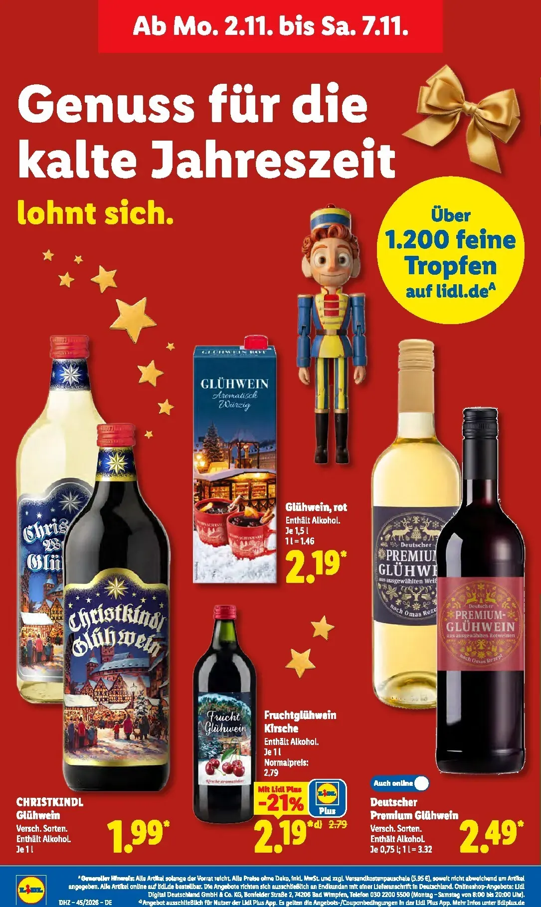 Lidl Sparen beim Preisführer von 2. November bis 7. November 2026 - Prospekt seite 27