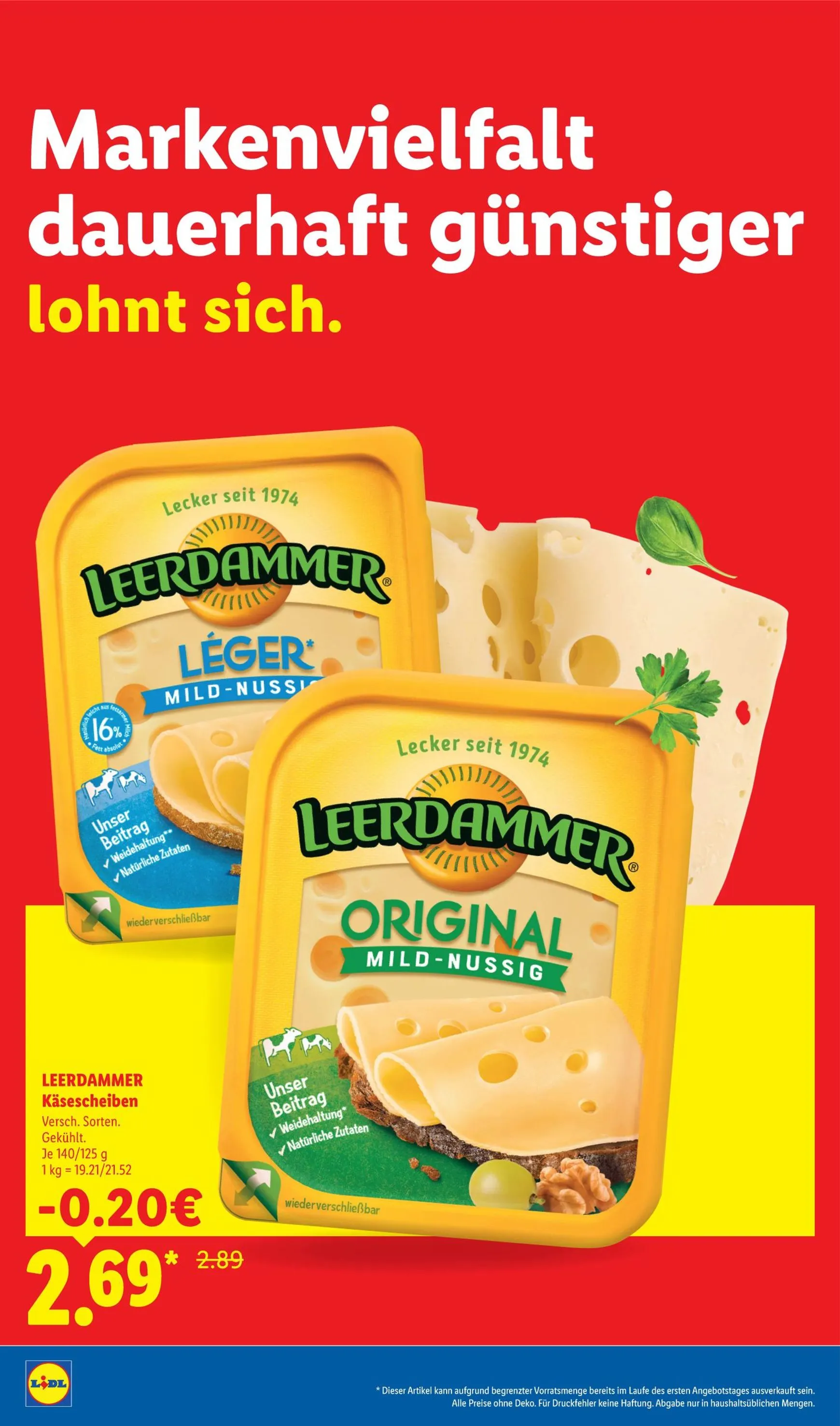 Lidl: Der Preisführer macht Deutschland dauerhaft günstiger! von 1. Juli bis 31. August 2026 - Prospekt seite 14