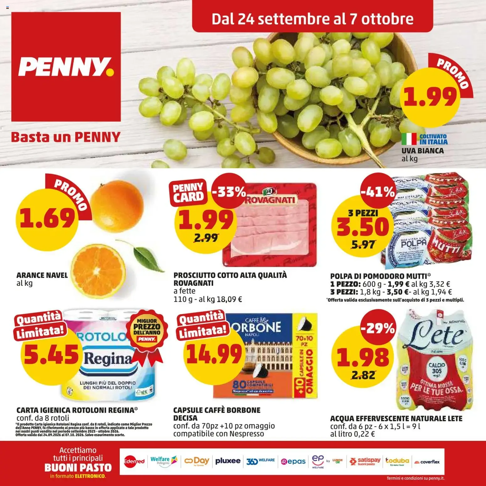 Volantino PENNY dal 24/09/2026 anteprima da 24 settembre a 7 ottobre di 2026 - Pagina del volantino 1