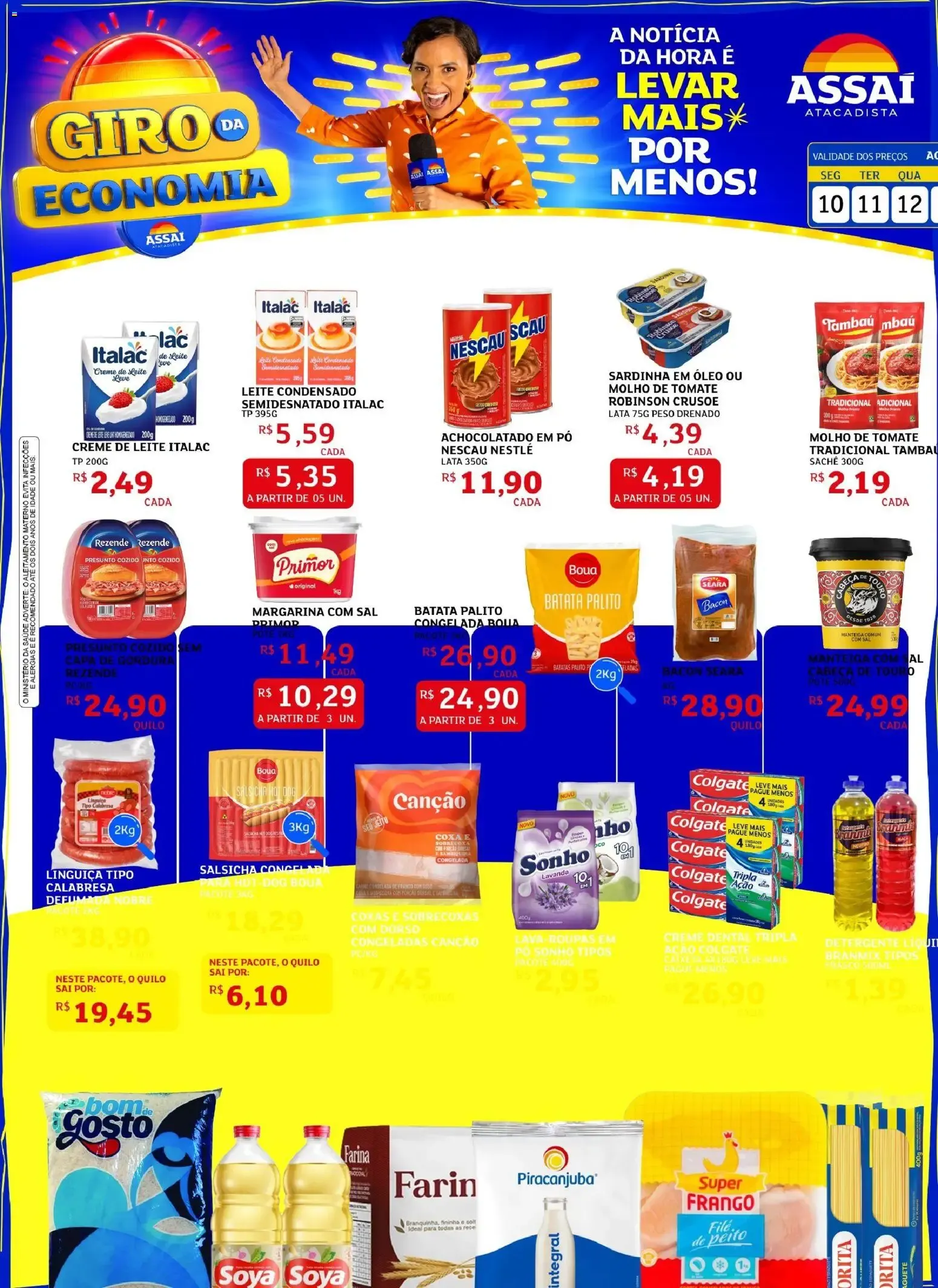 Encarte de Assaí Atacadista - Giro da Economia 10 de agosto até 12 de agosto 2026 - Pagina 1