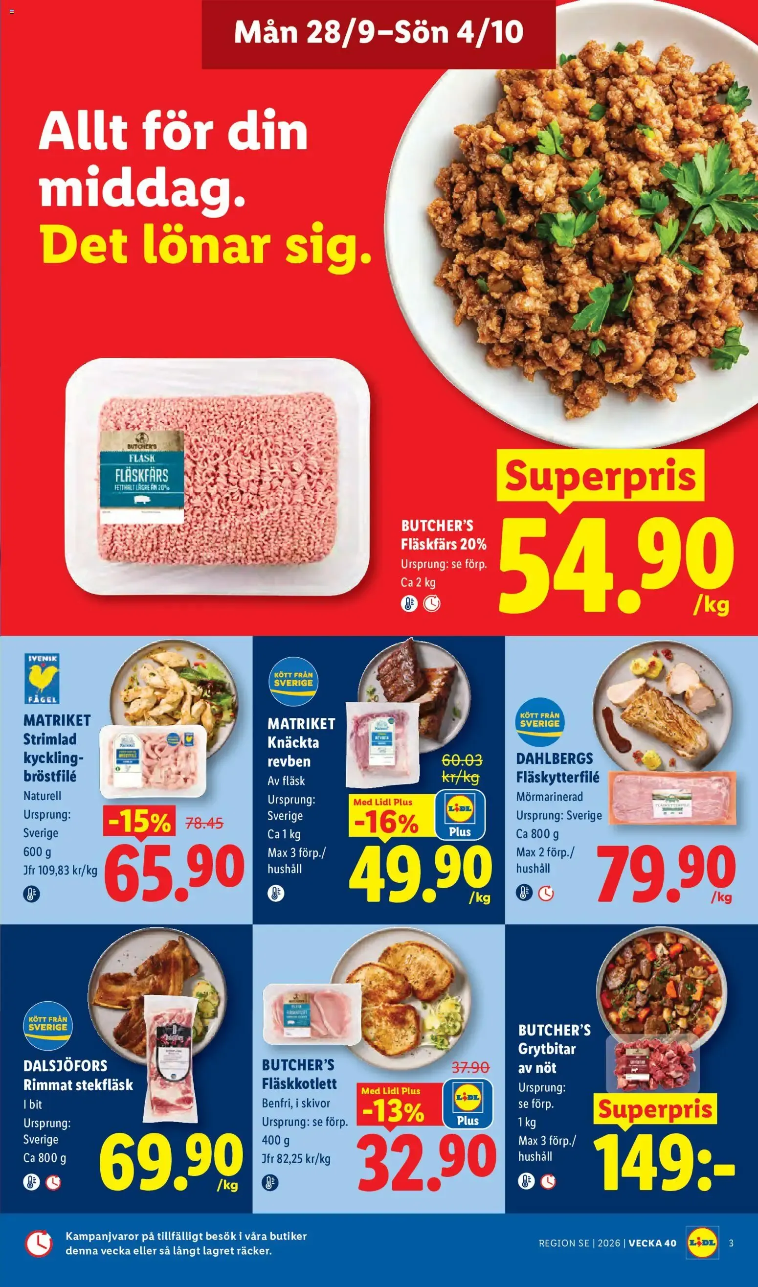 Lidl erbjudanden från 28/09/2026 - 04/10/2026 > Reklamblad nuvarande rabatter från 28 september till 4 oktober 2026 - Reklamblad sidor 3