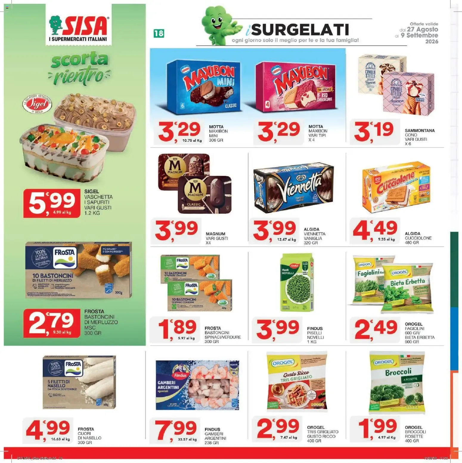 Nuovo SISA volantino dal 27/08/2026 > offerte anteprima 🛍️ da 27 agosto a 9 settembre di 2026 - Pagina del volantino 18