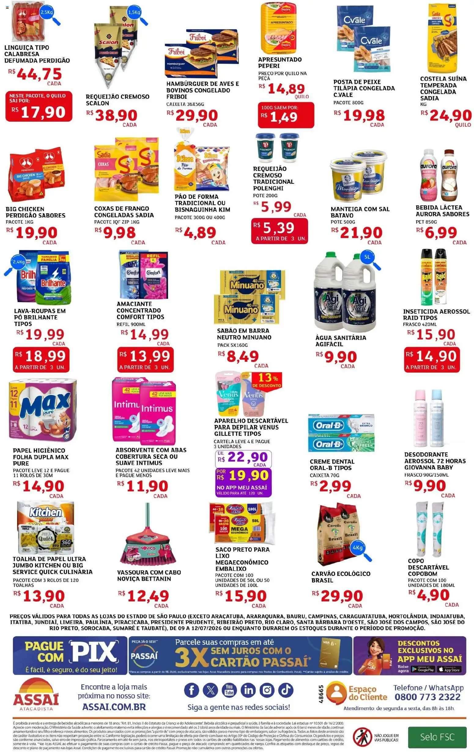 Encarte de Assaí Atacadista ofertas - SP de 09/07/2026 | Promoções Online 9 de julho até 12 de julho 2026 - Pagina 2