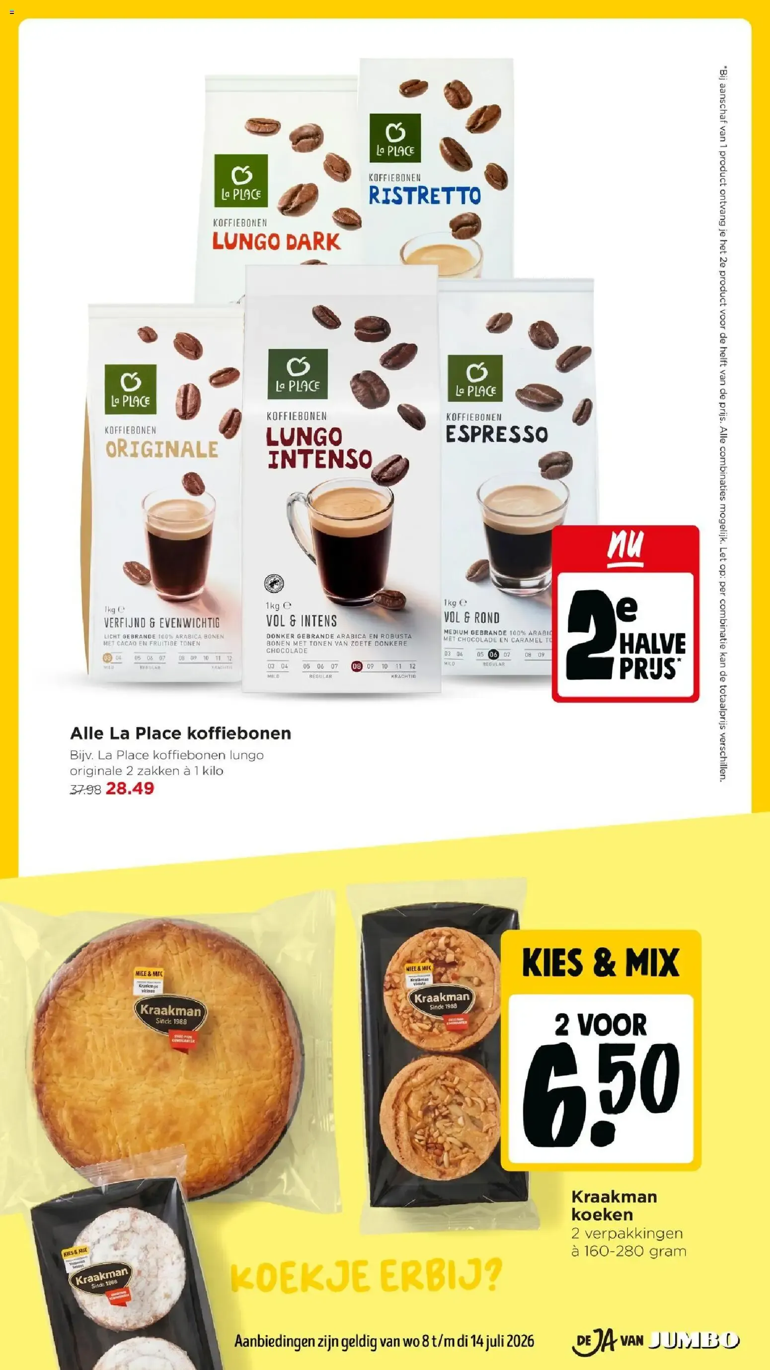 Jumbo: Campina Langlekker 2+3 GRATIS - Nóg meer voorraad pakken van 8 juli tot 14 juli 2026 - Folder pagina 22