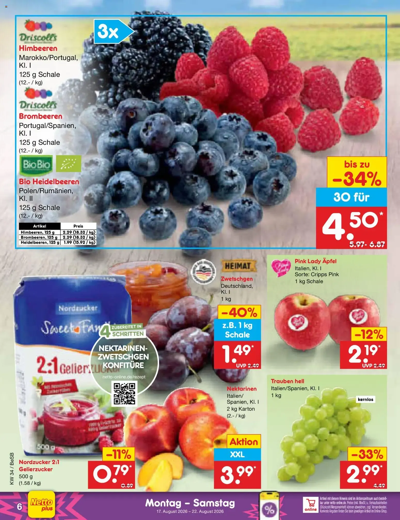 Netto Marken-Discount Prospekt (ab 17.08.2026) » Angebote von 17. August bis 22. August 2026 - Prospekt seite 8