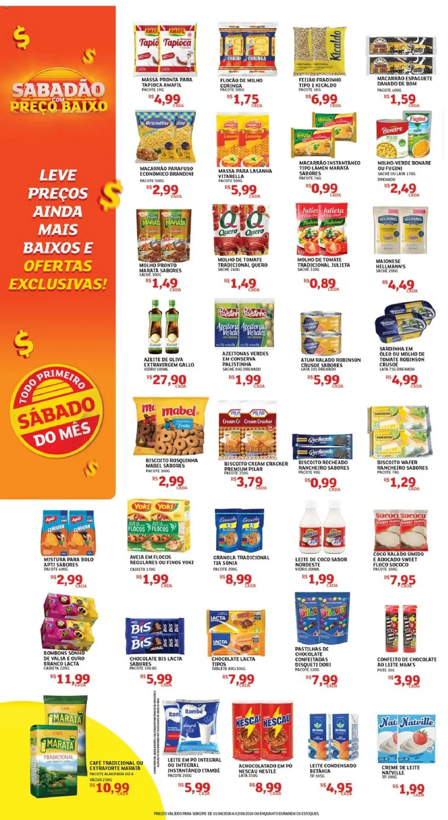 Encarte de Assaí Atacadista - Sabadão com Preço Baixo 1 de agosto até 2 de agosto 2026 - Pagina 2