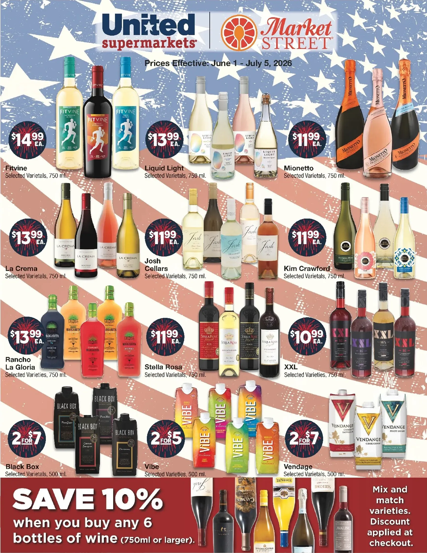 Weekly ad United Supermarkets Market Street: Cabs for Dads - Ofertas de vinos from June 1 to July 5 2026 - Page 2
