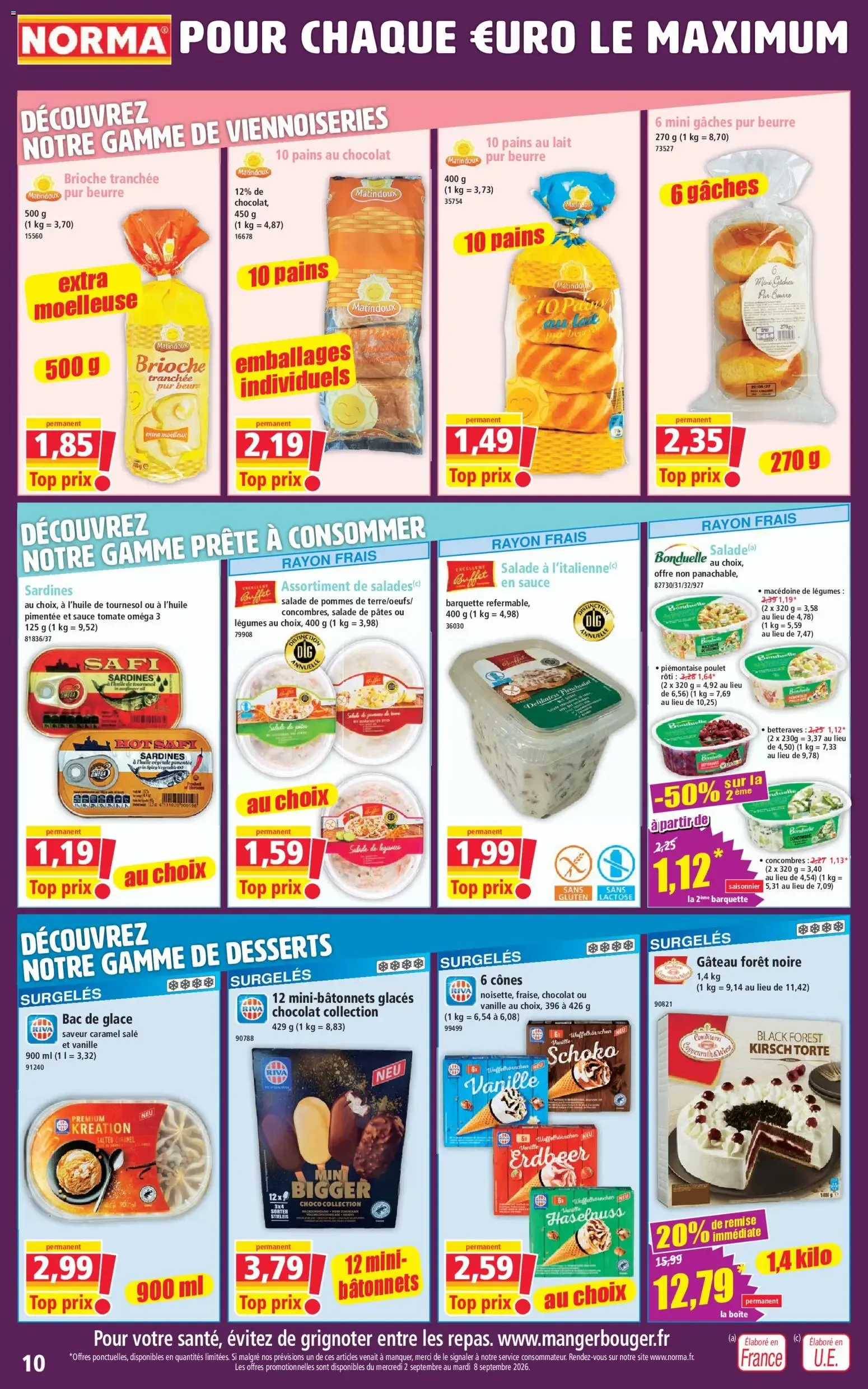 Norma catalogue à partir du 02/09/2026 - promo en ligne du 2 septembre au 8 septembre 2026 - Catalogue page 10