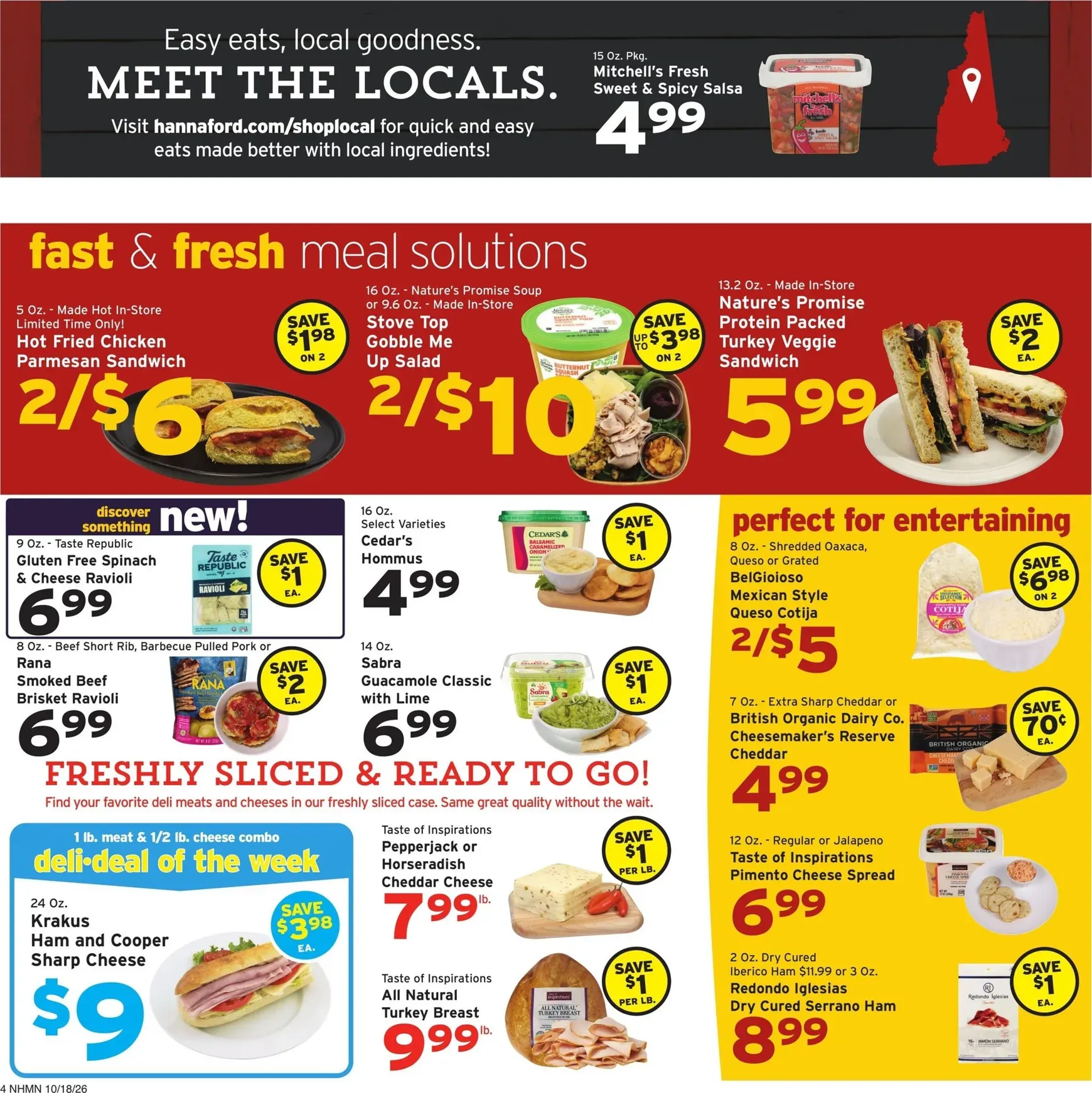 Weekly ad Hannaford: Savings made easy. Fall into this week's hottest deals. from October 18 to October 24 2026 - Page 4