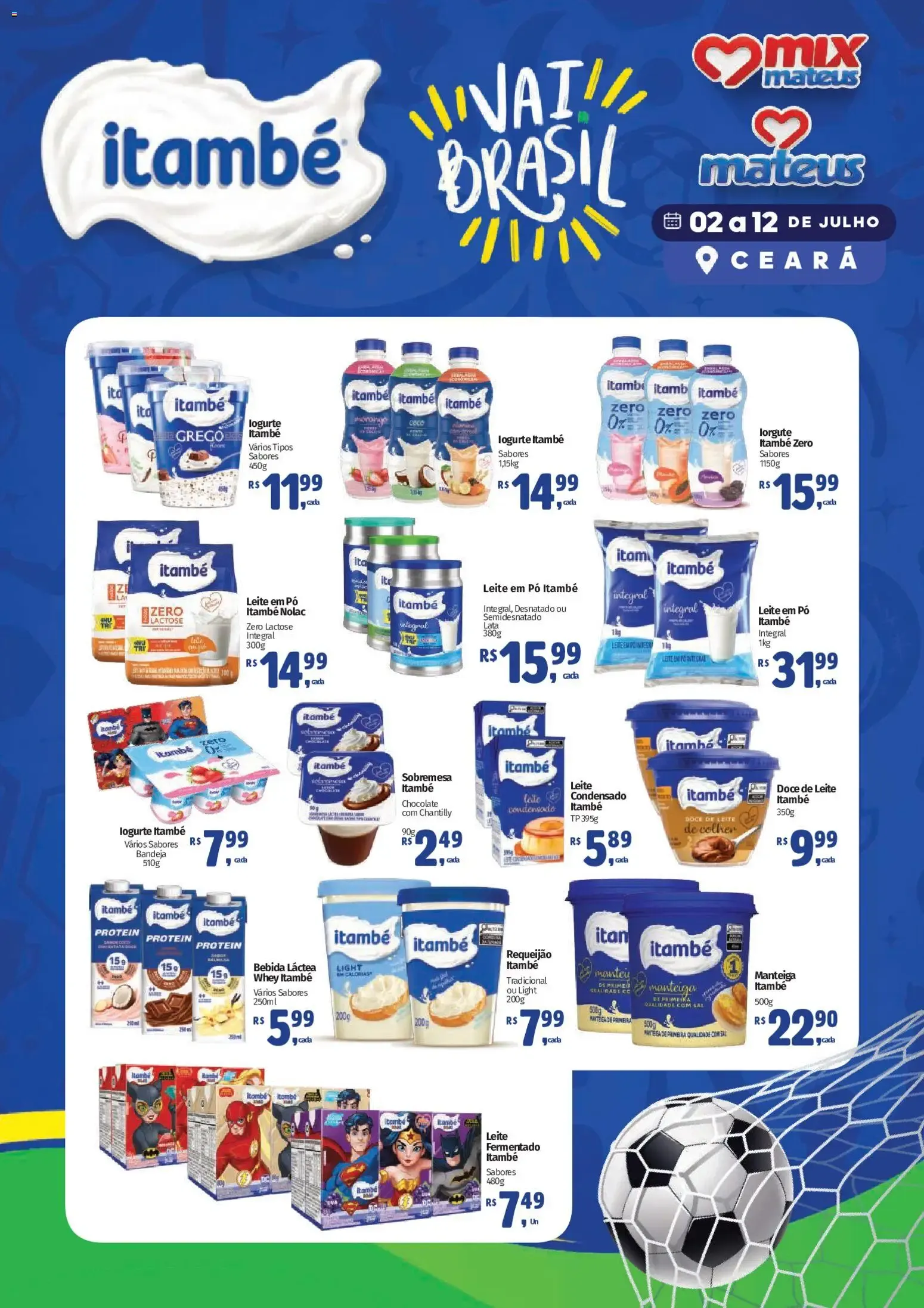 Encarte de Mateus ofertas Itambé de 02/07/2026 | Promoções Online 2 de julho até 12 de julho 2026 - Pagina 1