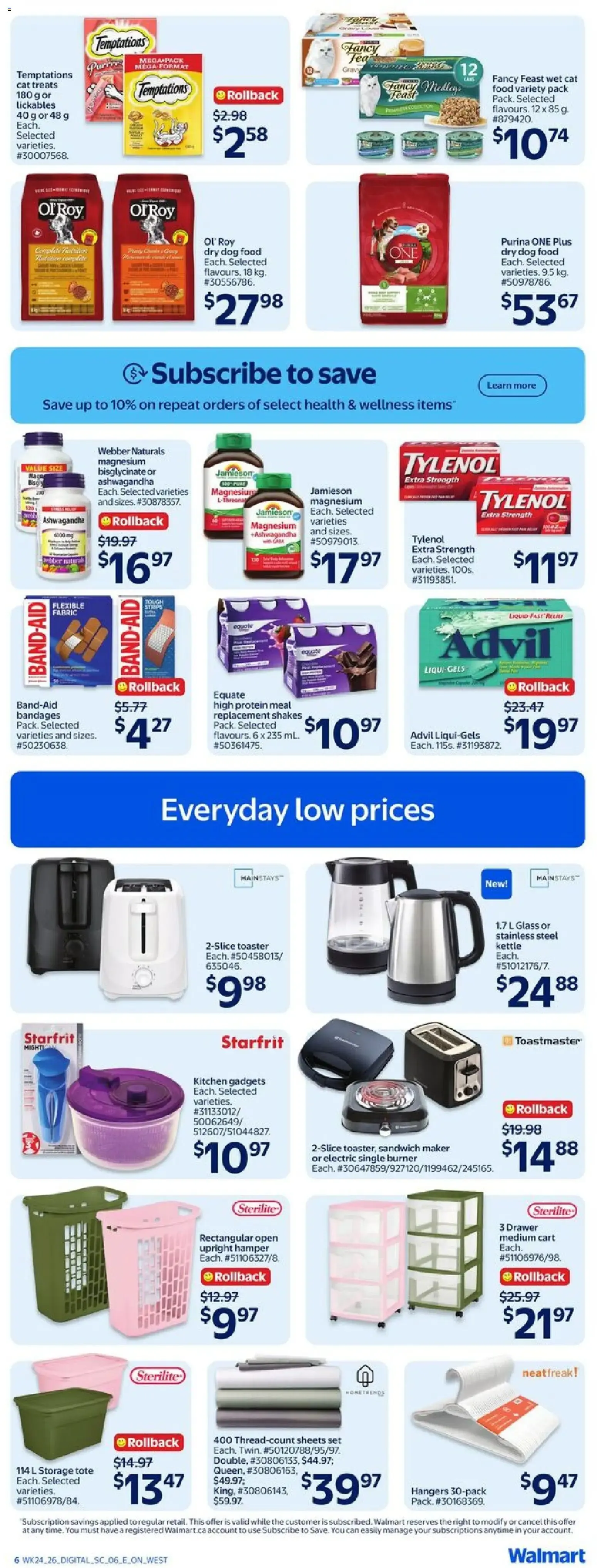 Walmart weekly flyer from Jul 9, 2026 > weekly specials & deals from July 9 to July 15 2026 - flyer page 9