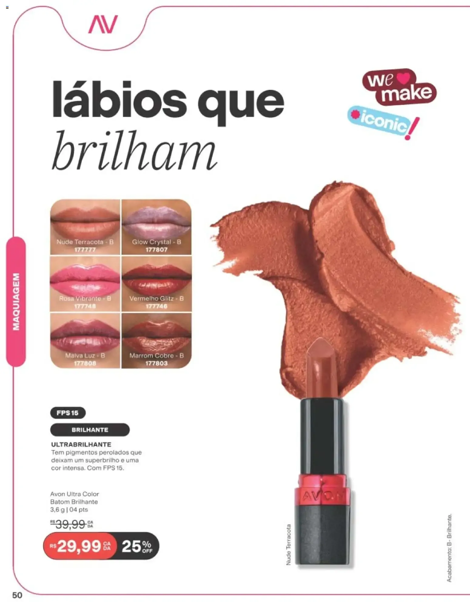 Encarte de Avon - Novo Sérum Lip Gloss - Ciclo 15/2026 21 de setembro até 12 de outubro 2026 - Pagina 50