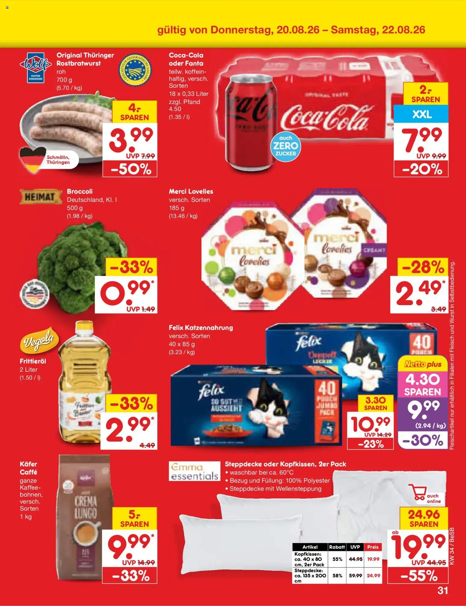 Netto Marken-Discount Prospekt (ab 17.08.2026) » Angebote von 17. August bis 22. August 2026 - Prospekt seite 49