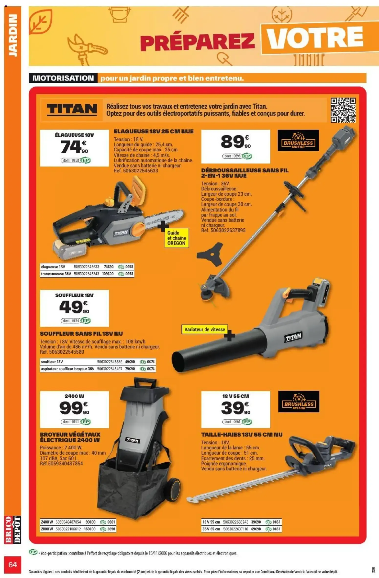 L'OFFICIEL DU BRICOLAGE - Automne du 17 septembre au 1 octobre 2026 - Catalogue page 64