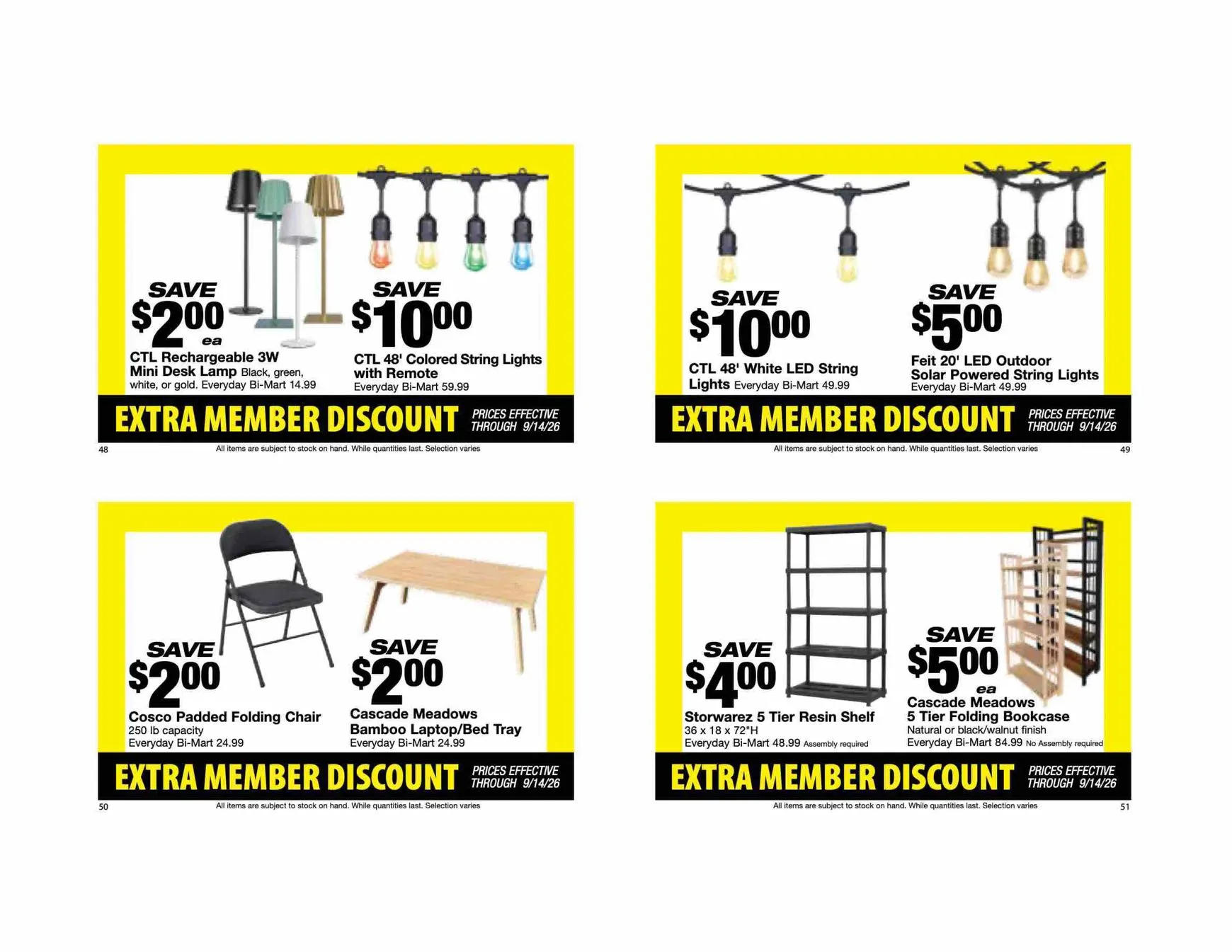 Weekly ad Current Bi-Mart - Extra member discount book leaflet valid from Tuesday 08/25/2026 to Monday 09/14/2026 from August 25 to September 14 2026 - Page 14