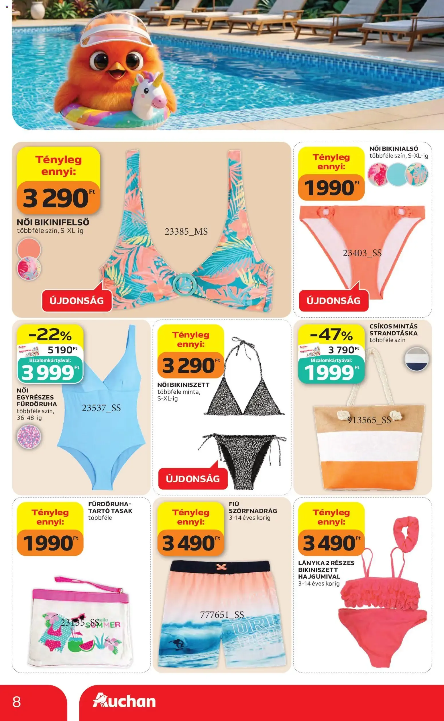 Katalógus Auchan Nyári extra ajánlataink - 2026.06.11. -tól/töl > akció, lapozható szórólap 🛍️ június 11.-tól július 1.-ig 2026. - Oldal 8