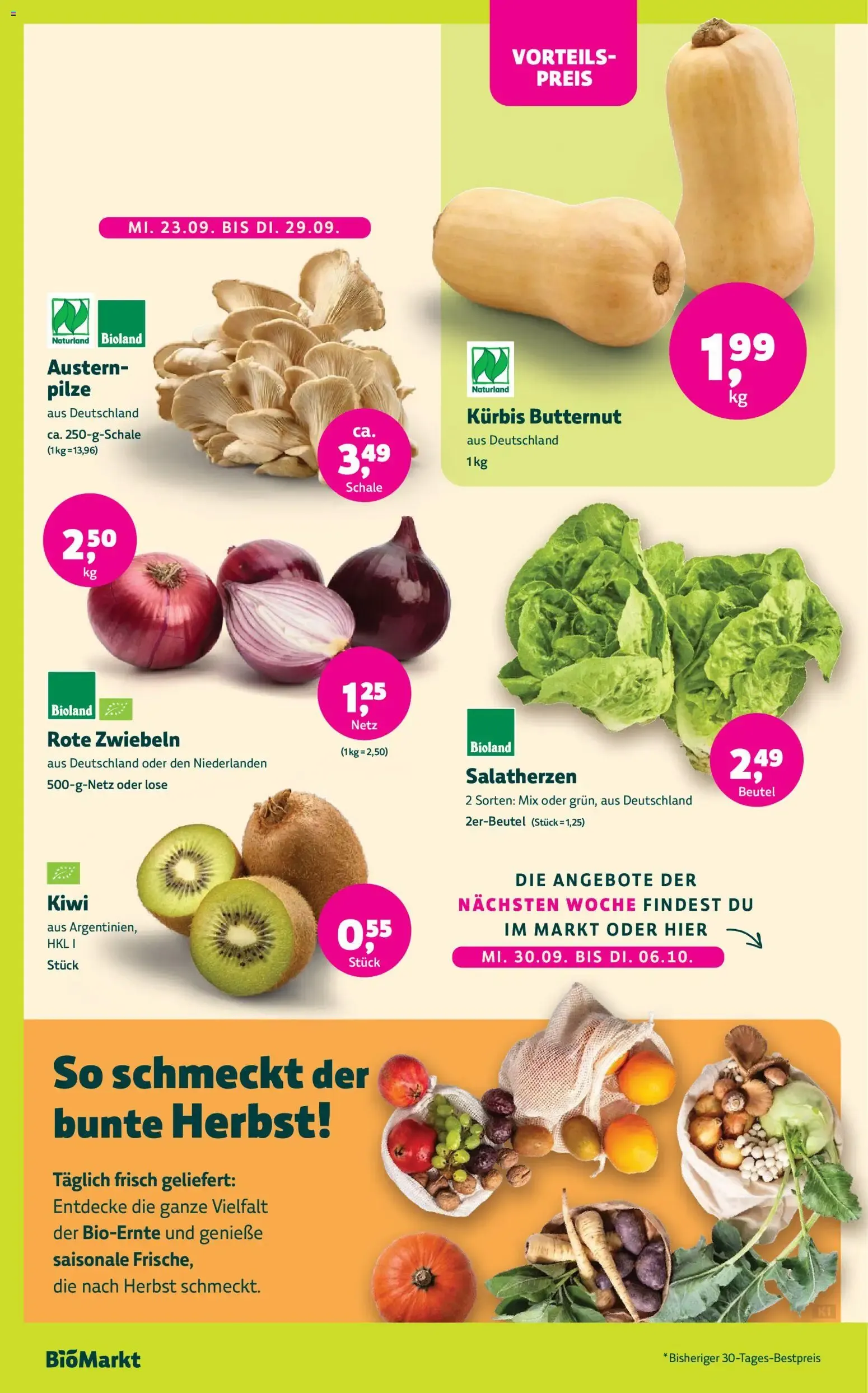 BioMarkt Prospekt (ab 23.09.2026) zum Blättern von 23. September bis 6. Oktober 2026 - Prospekt seite 2