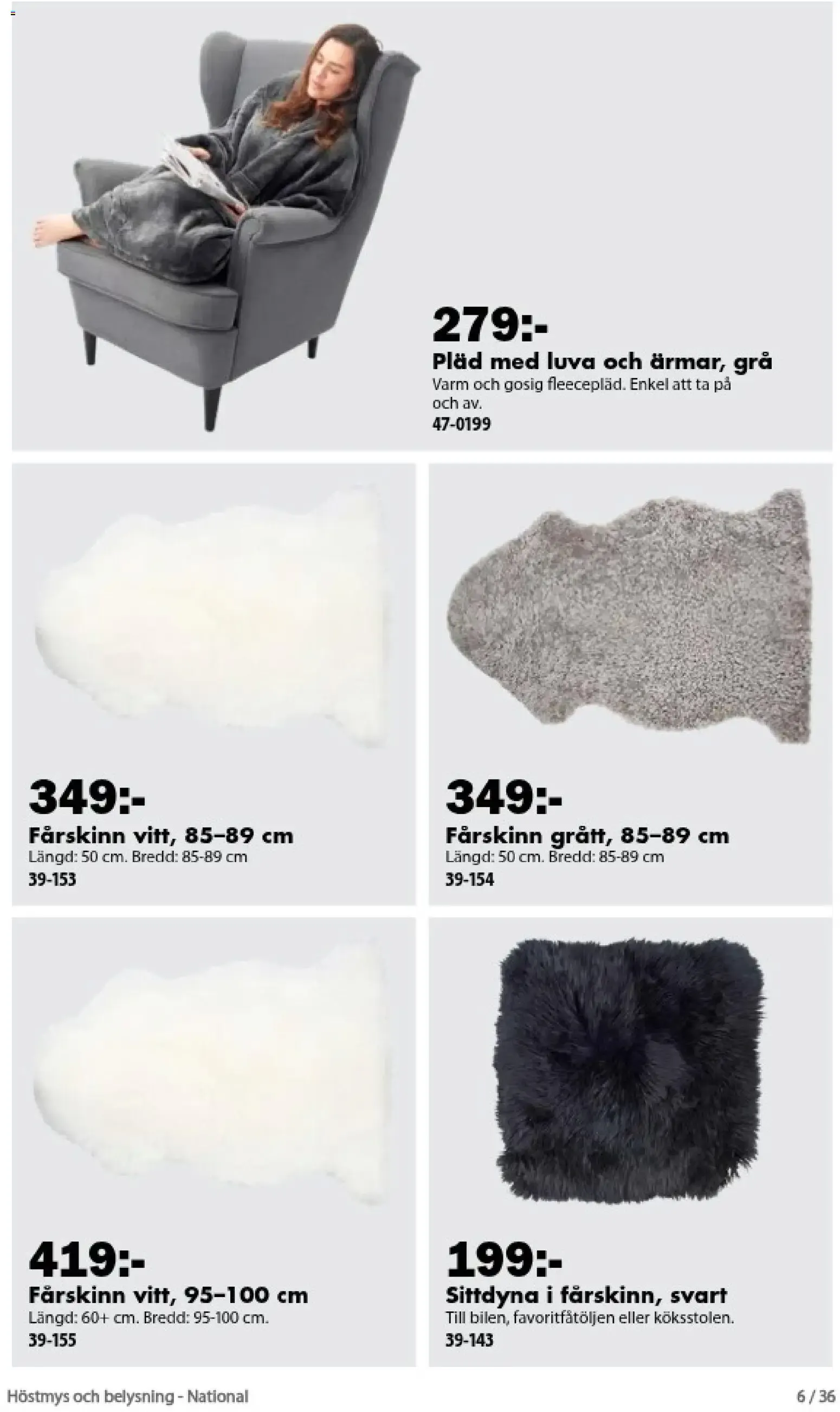 Gör det mysigt i höstmörkret! från 1 september till 30 september 2026 - Reklamblad sidor 6