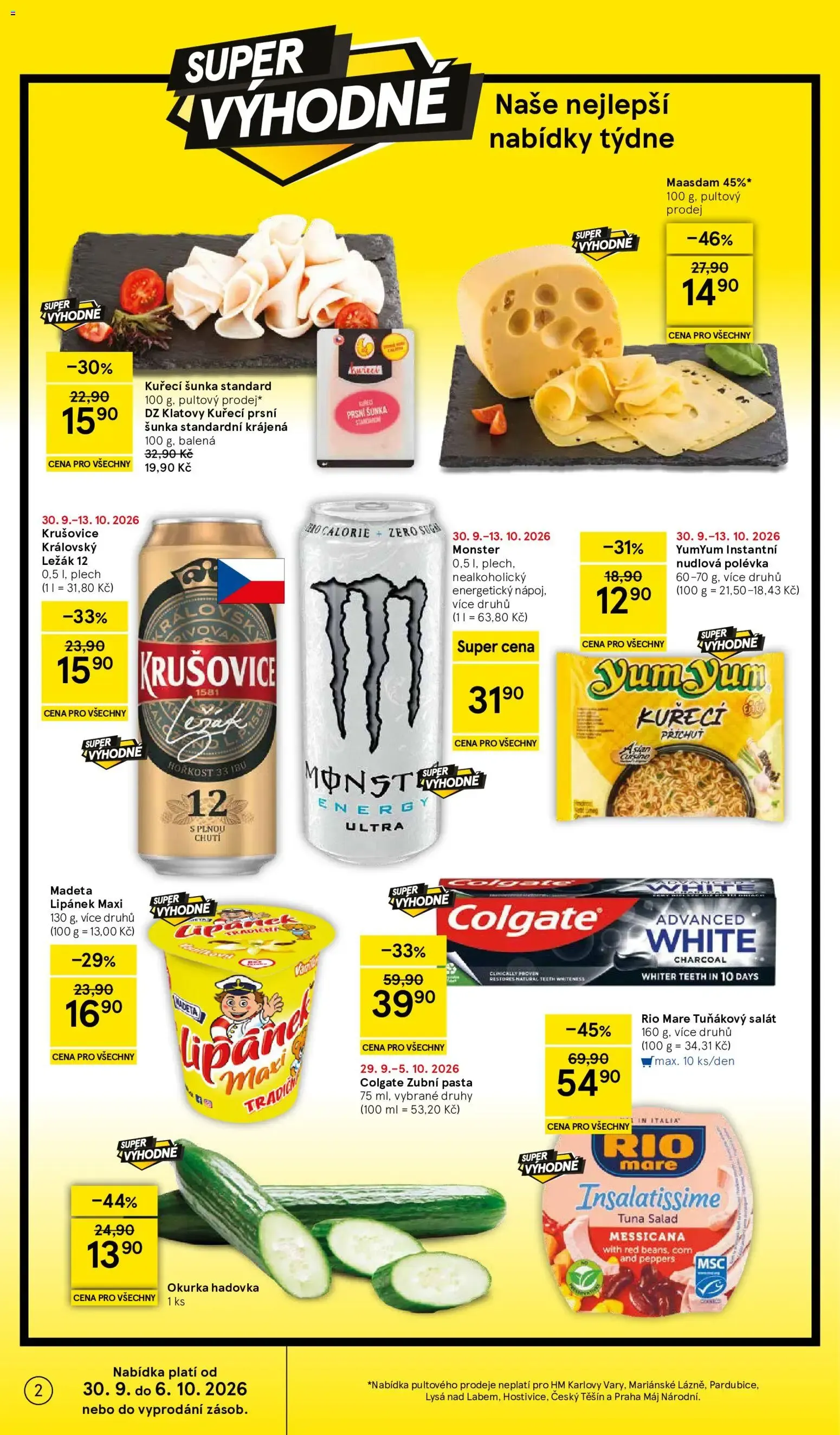 Tesco leták na tento + příští týden 30.09.2026 - 30. září 6. října 2026 - Page 2