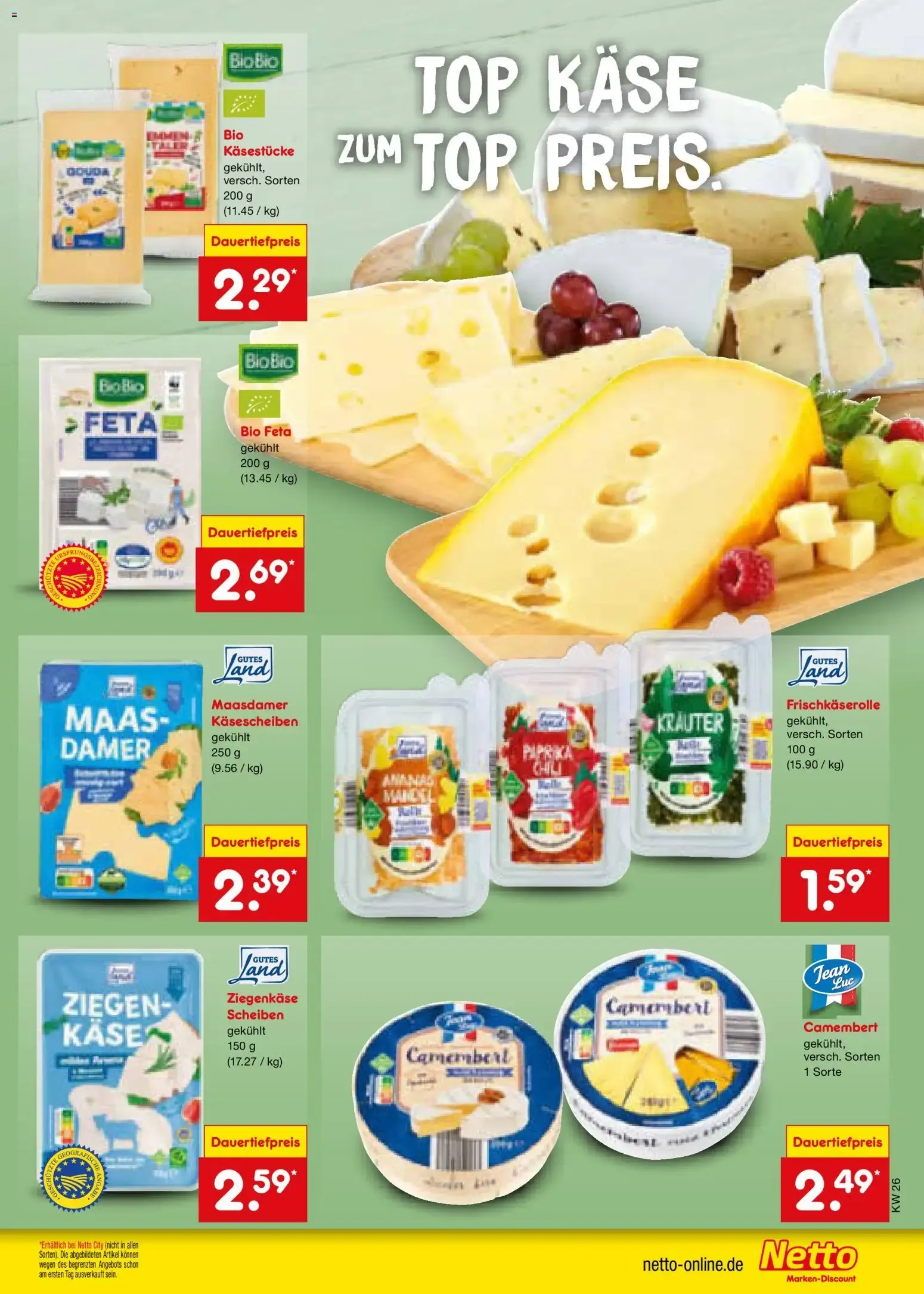 Netto Marken-Discount Prospekt (ab 22.06.2026) » Angebote von 22. Juni bis 27. Juni 2026 - Prospekt seite 29