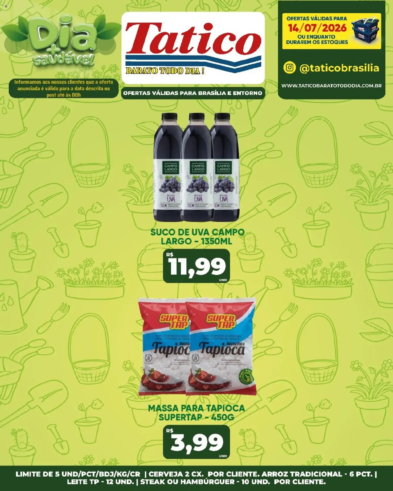 Encarte de Tatico ofertas do Dia de 14/07/2026 | Promoções Online 14 de julho até 14 de julho 2026 - Pagina 19