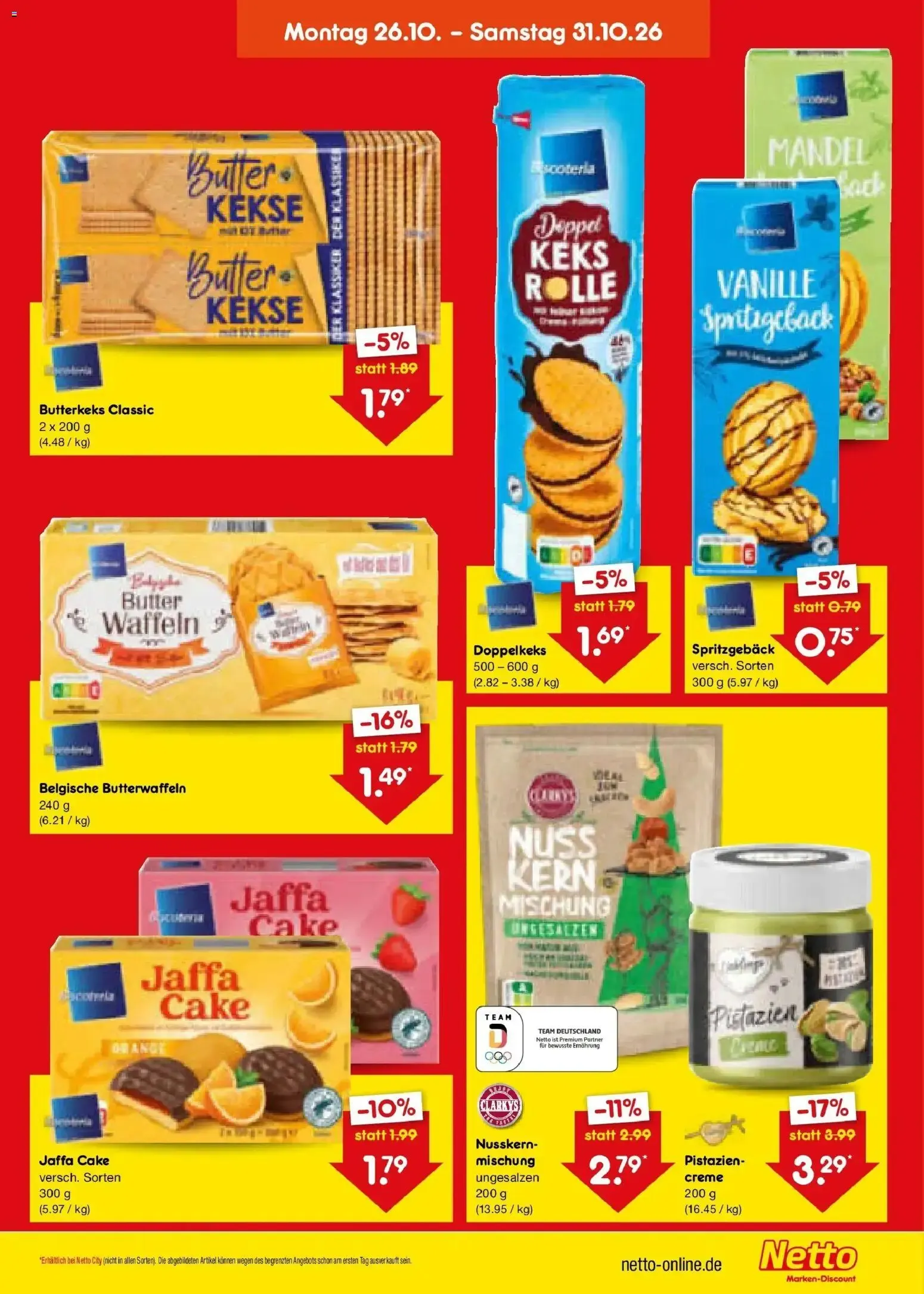 Netto Marken-Discount Prospekt Leipzig (ab 26.10.2026) » Angebote von 26. Oktober bis 30. Oktober 2026 - Prospekt seite 9