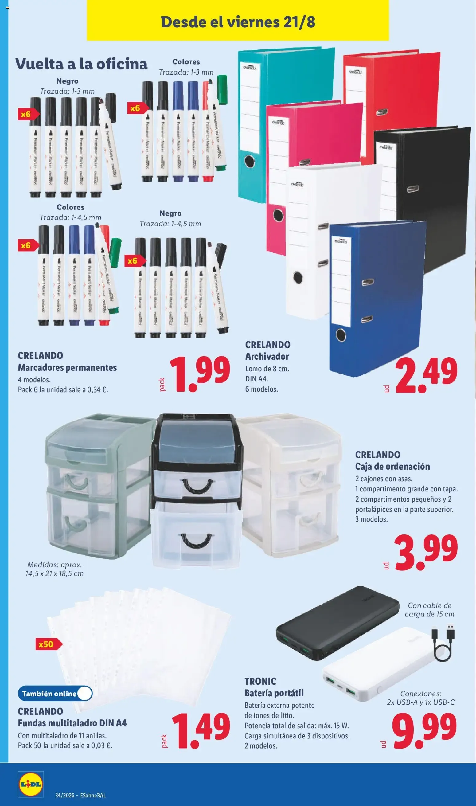 Catálogo de Lidl folleto de bazar del 17/08/2026 | Ofertas 17 de agosto al 23 de agosto 2026 - Página 20