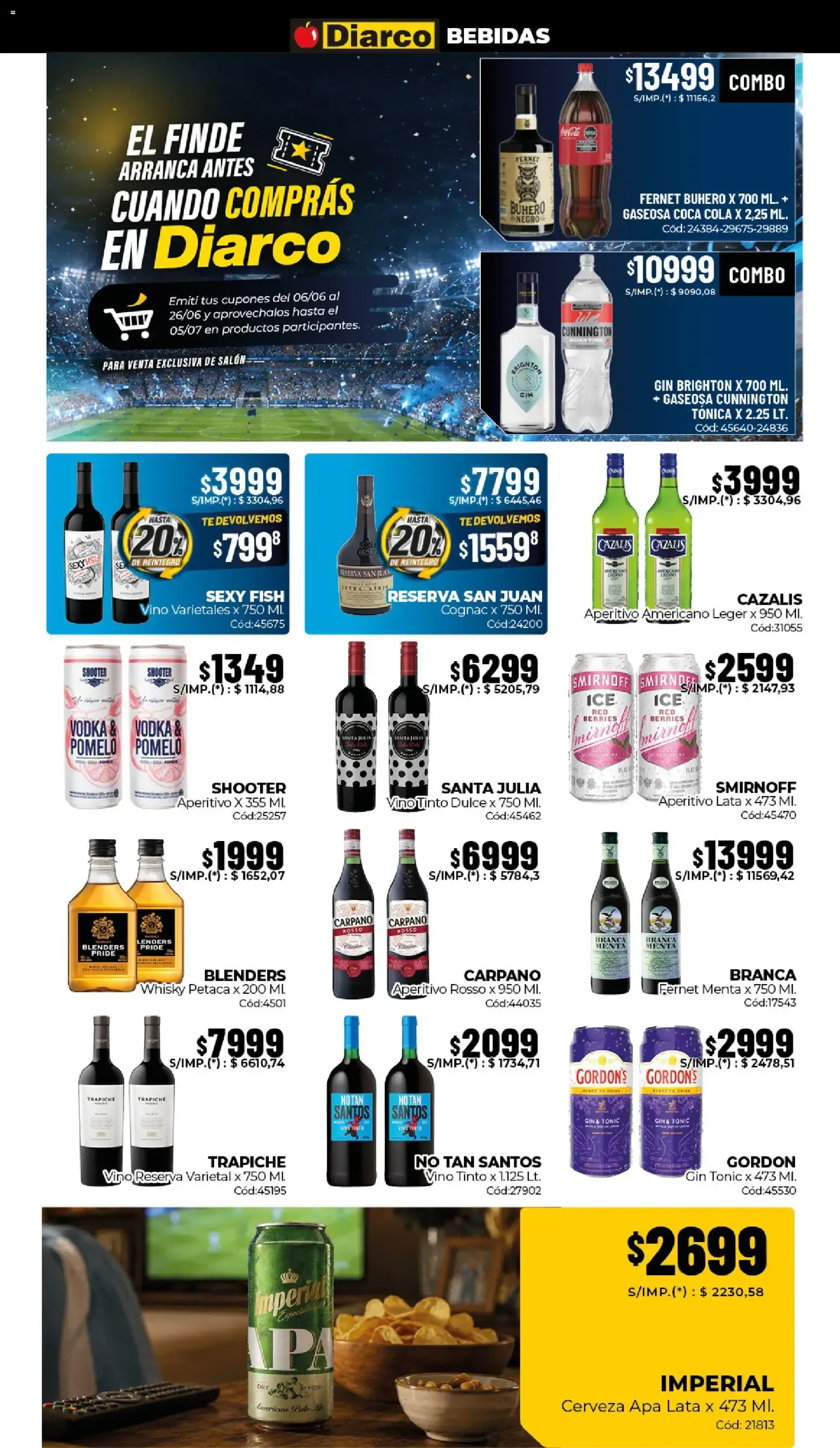 Ofertas de Diarco Ahorros Mundiales 15 de junio al 19 de junio 2026 - Página 7 del catálogo