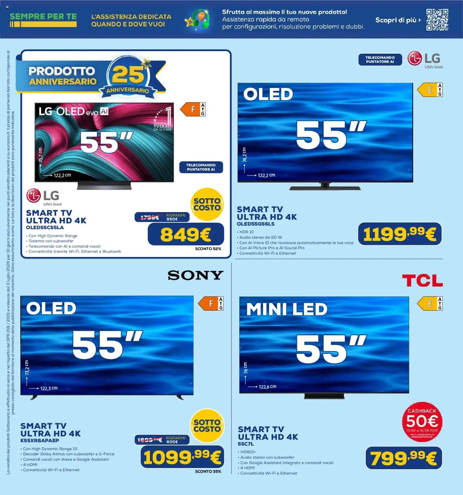 Euronics SOTTO COSTO - Dal 3 al 12 Luglio da 3 luglio a 12 luglio di 2026 - Pagina del volantino 16