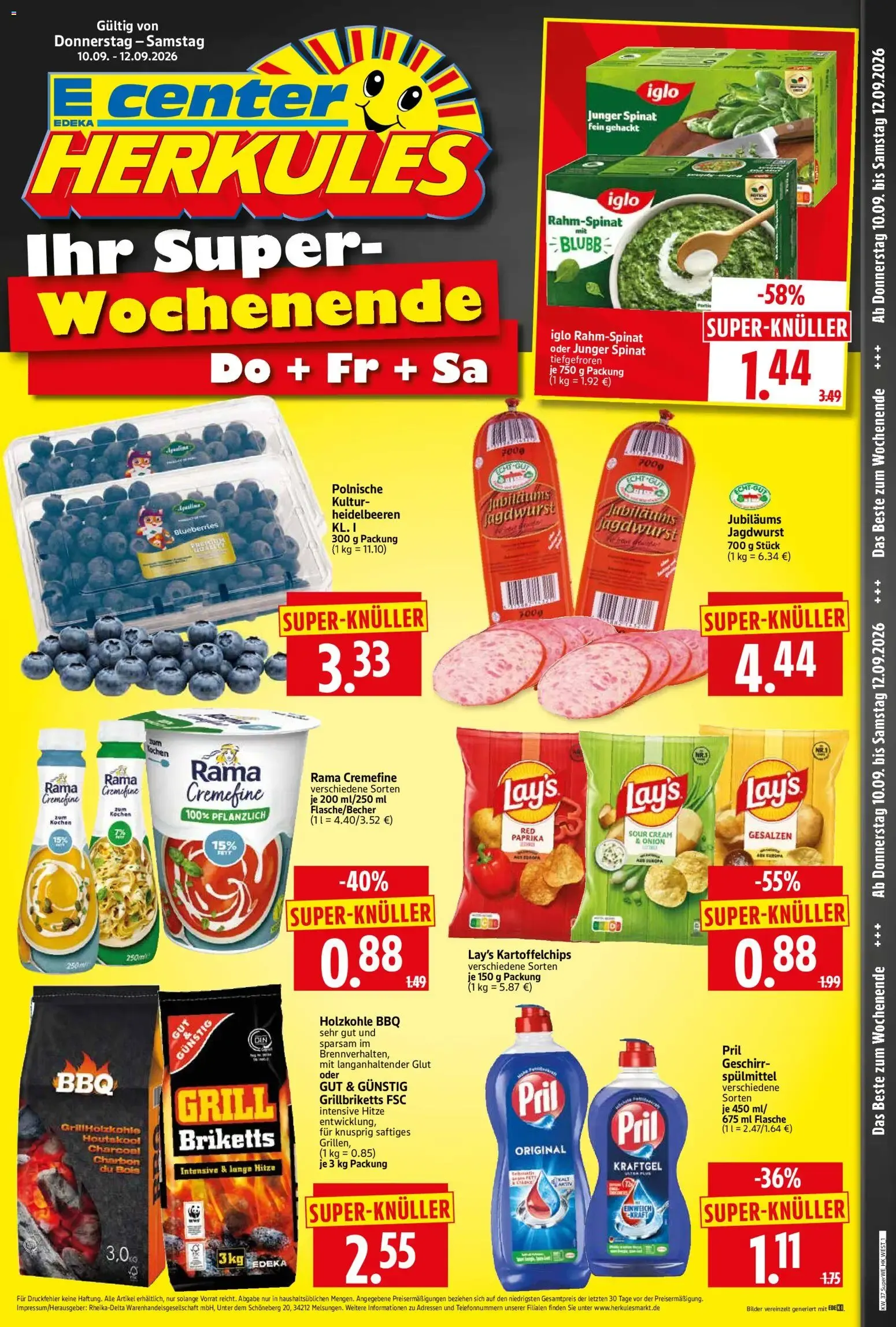 HERKULES Sonderbeilage (ab 10.09.2026) zum Blättern von 10. September bis 12. September 2026 - Prospekt seite 1
