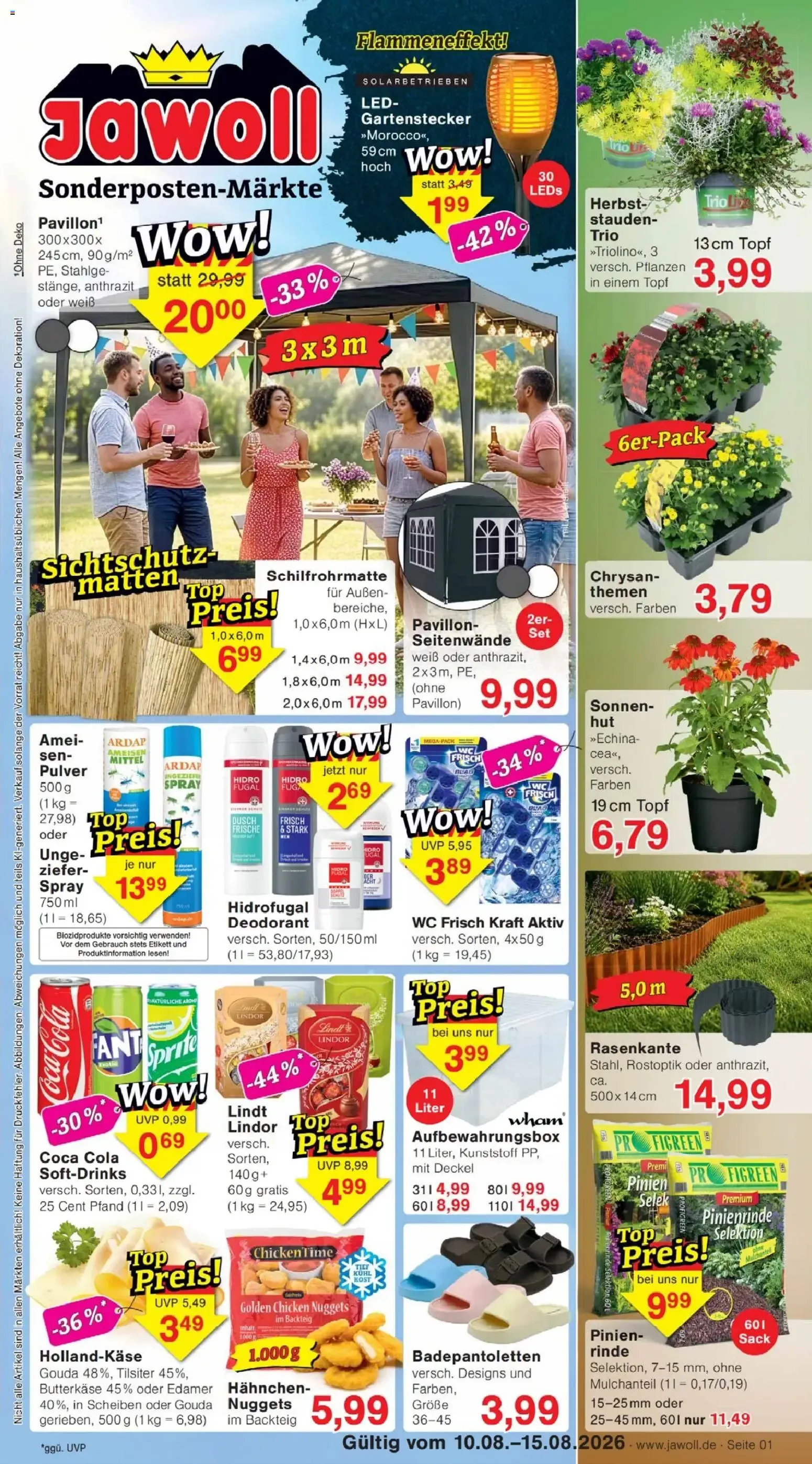 Jawoll Prospekt vom 10.08.2026 – Angebote online von 10. August bis 15. August 2026 - Prospekt seite 1