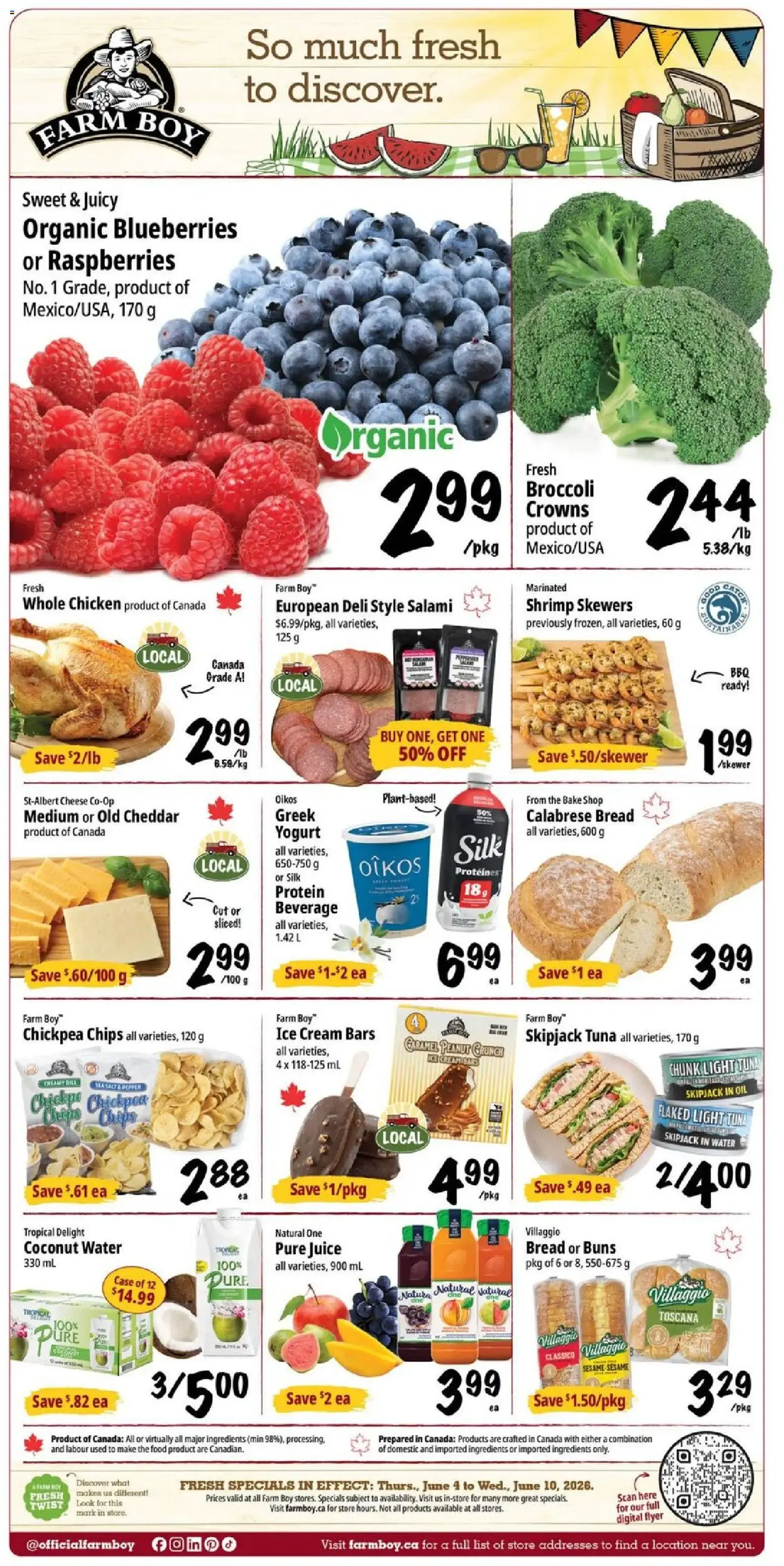 Farm Boy weekly flyer / circulaire from Jun 4, 2026 > weekly specials & deals from June 4 to June 10 2026 - flyer page 1