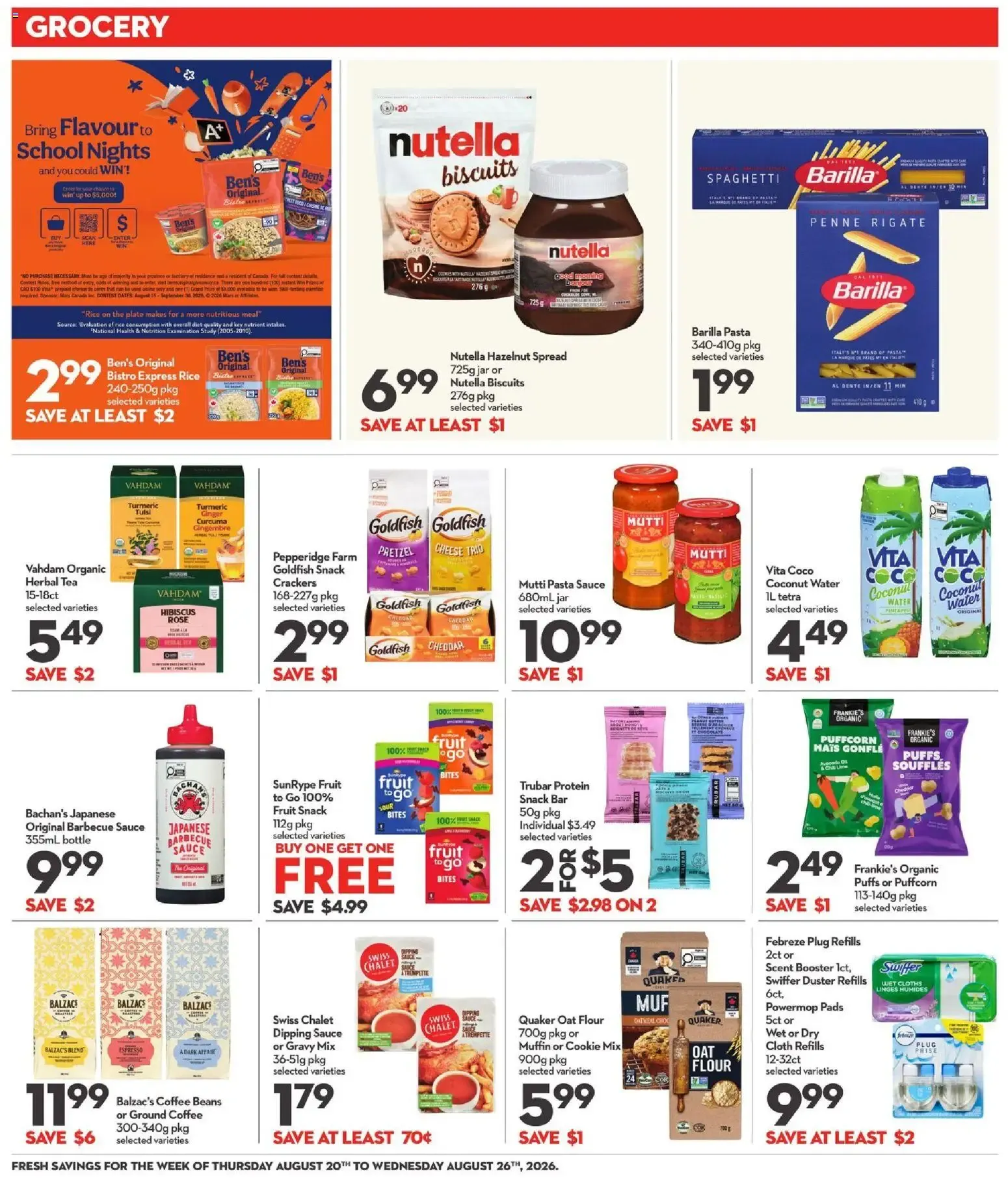Longo's weekly flyer / circulaire from Aug 20, 2026 > weekly specials & deals from August 20 to August 26 2026 - flyer page 10