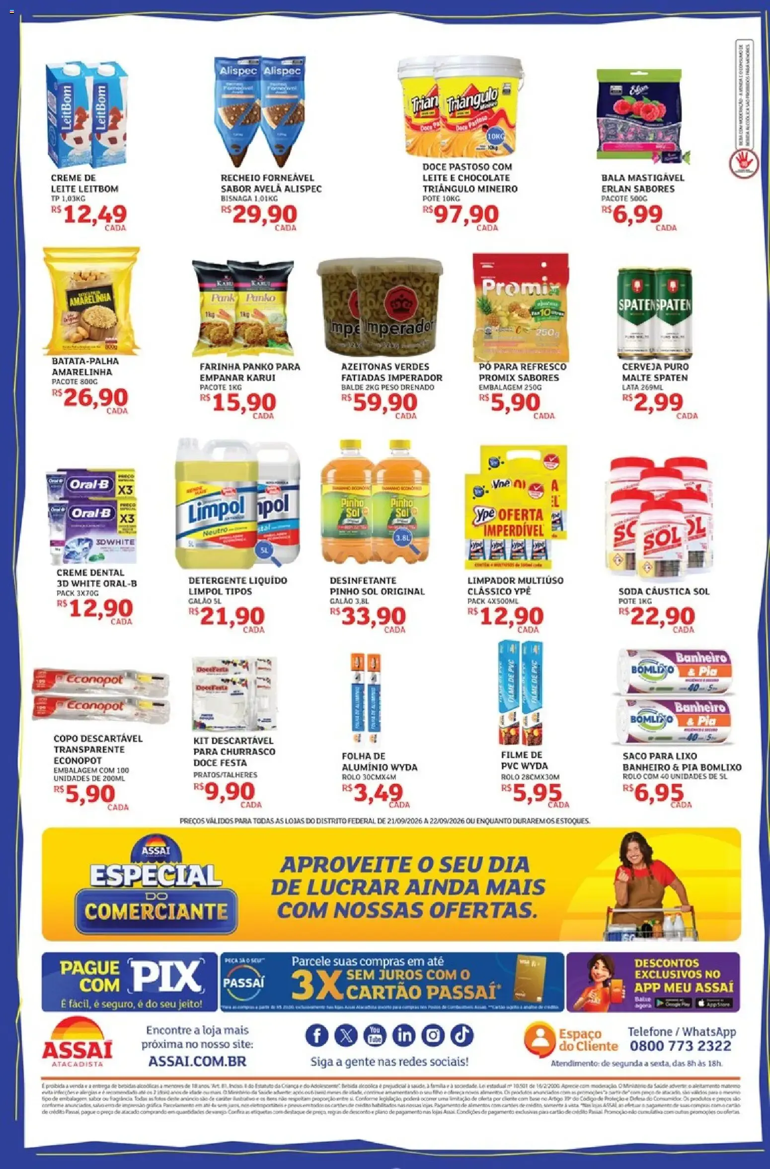 Encarte de Assaí Atacadista - Especial do Comerciante 21 de setembro até 22 de setembro 2026 - Pagina 2