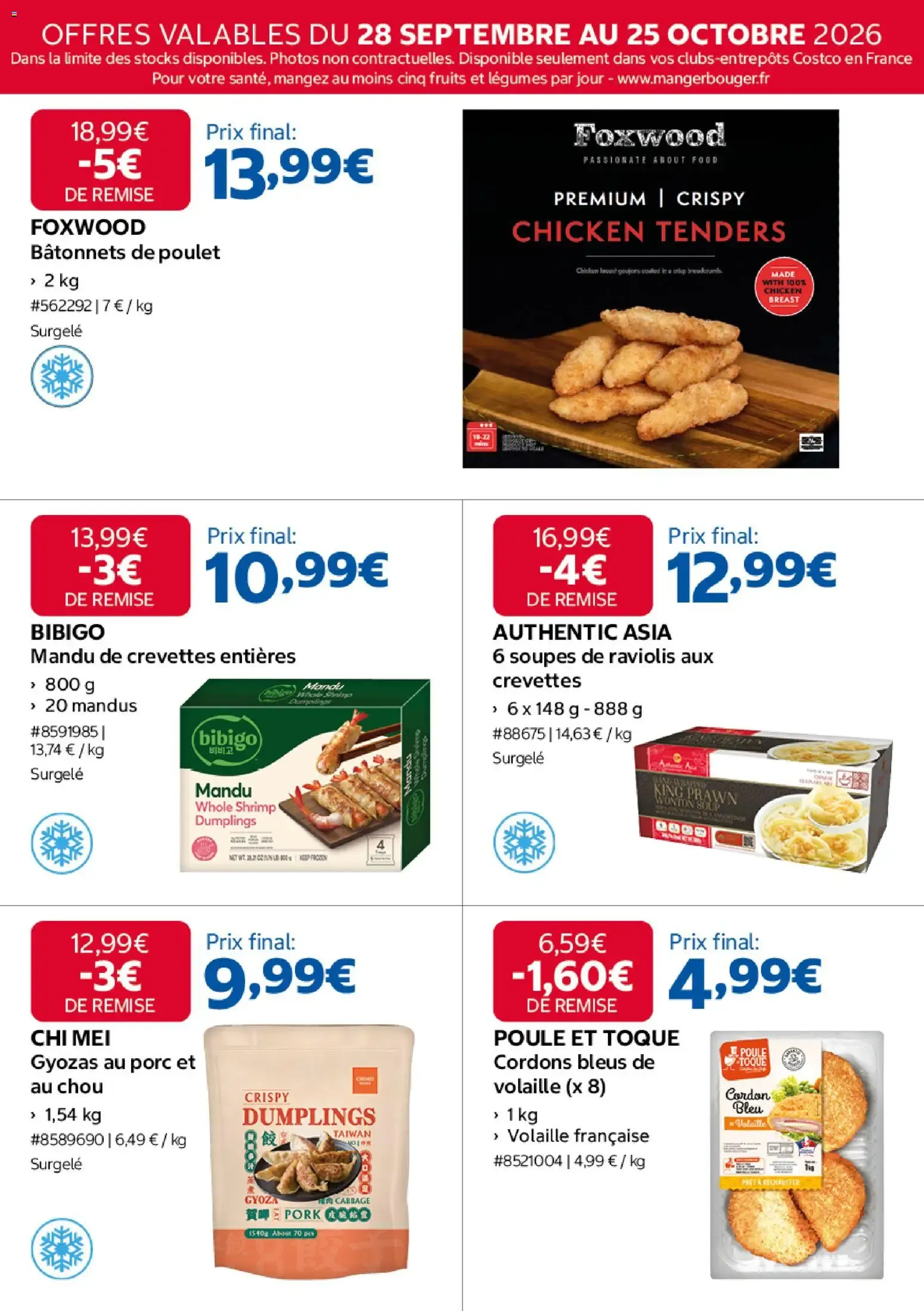 Réservé aux Membres : Plus de 1000€ de Remises Cumulées du 28 septembre au 25 octobre 2026 - Catalogue page 8