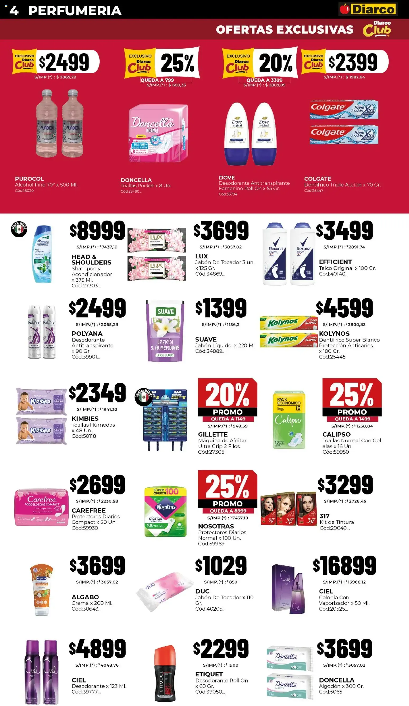 Ofertas de Diarco - ¡Todos pueden comprar por unidad o cantidad! 20 de julio al 24 de julio 2026 - Página 4 del catálogo