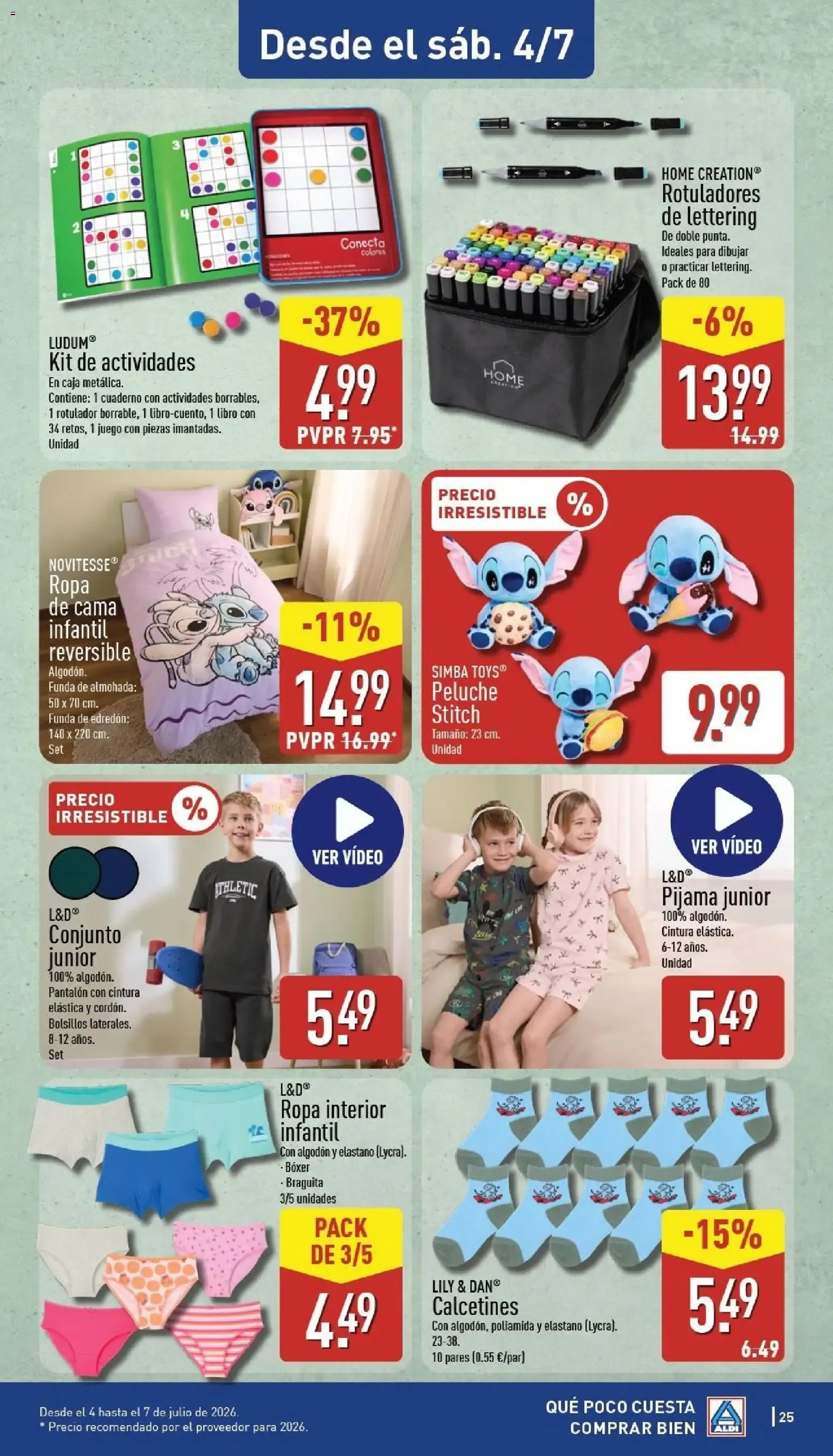 Catálogo de ALDI: Un baño de frescura al mejor precio. 29 de junio al 5 de julio 2026 - Página 25
