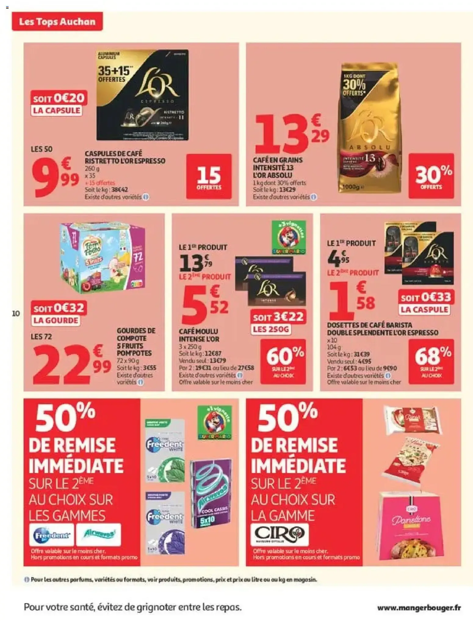 Auchan Tops rentrée supers à partir du 01/09/2026 - promo en ligne du 1 septembre au 12 septembre 2026 - Catalogue page 10